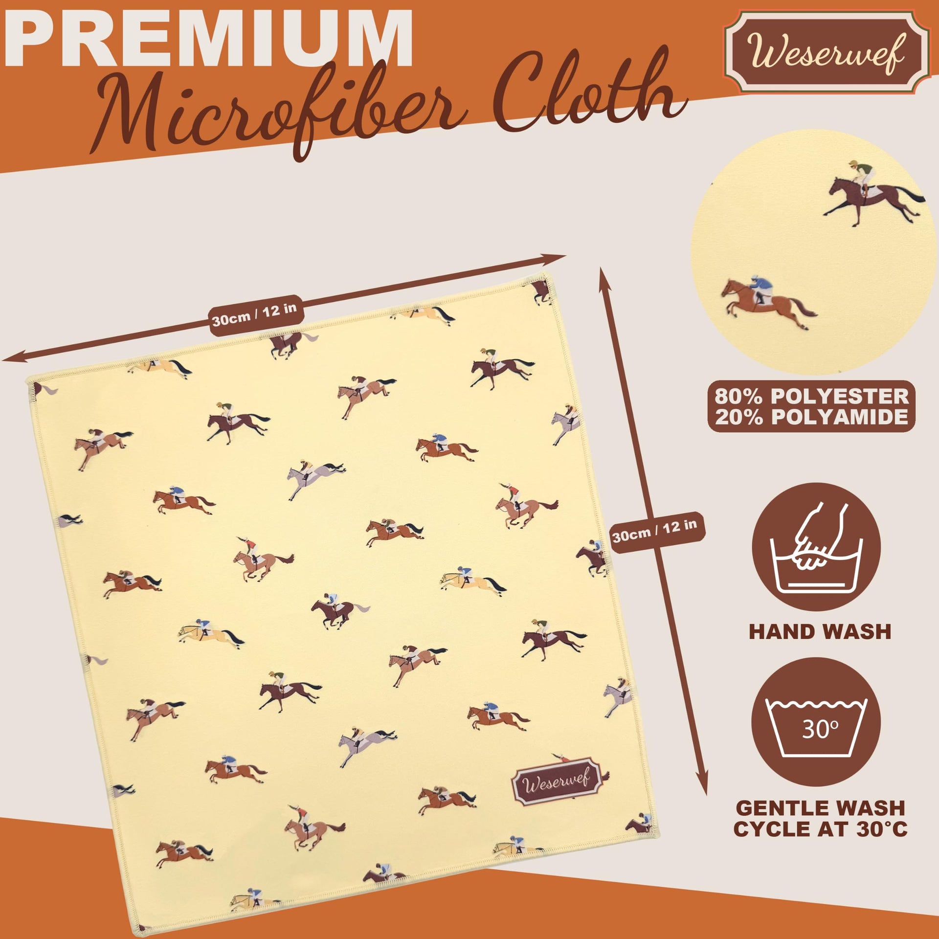 Design Microfiber Glasses Cleaning Cloth