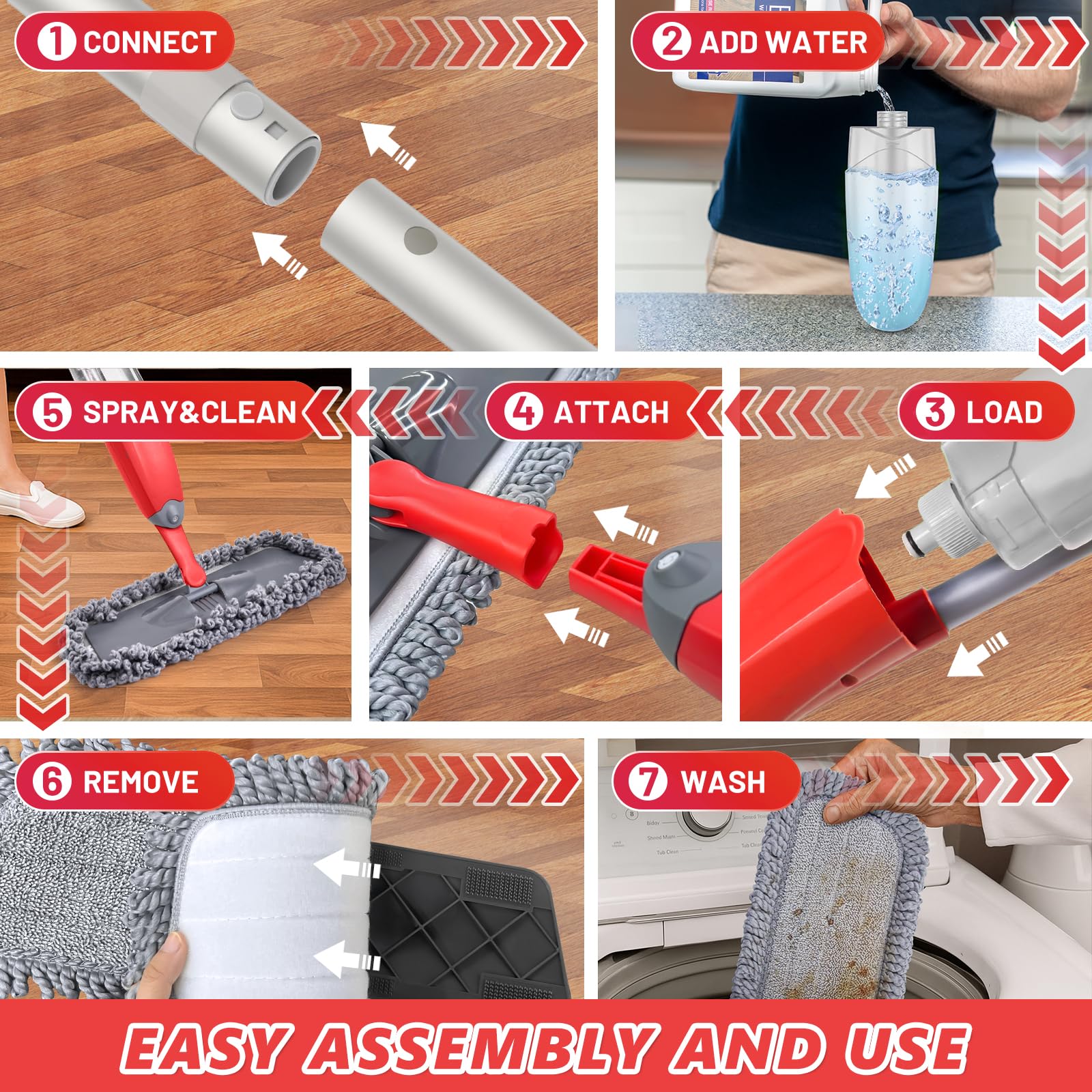 Dust Mop for Hardwood Floors