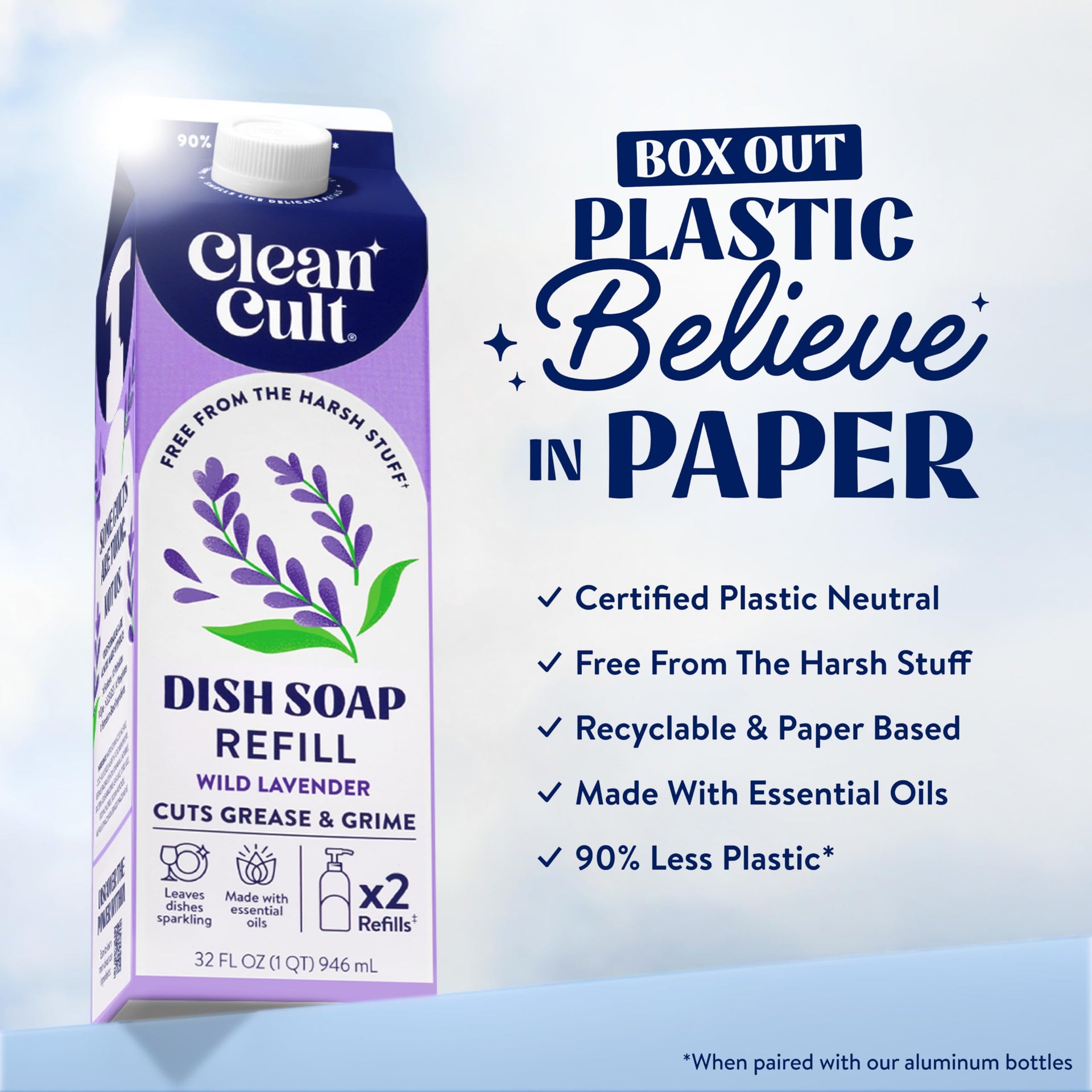 Dish Soap Liquid Refills (96 Fl Oz)