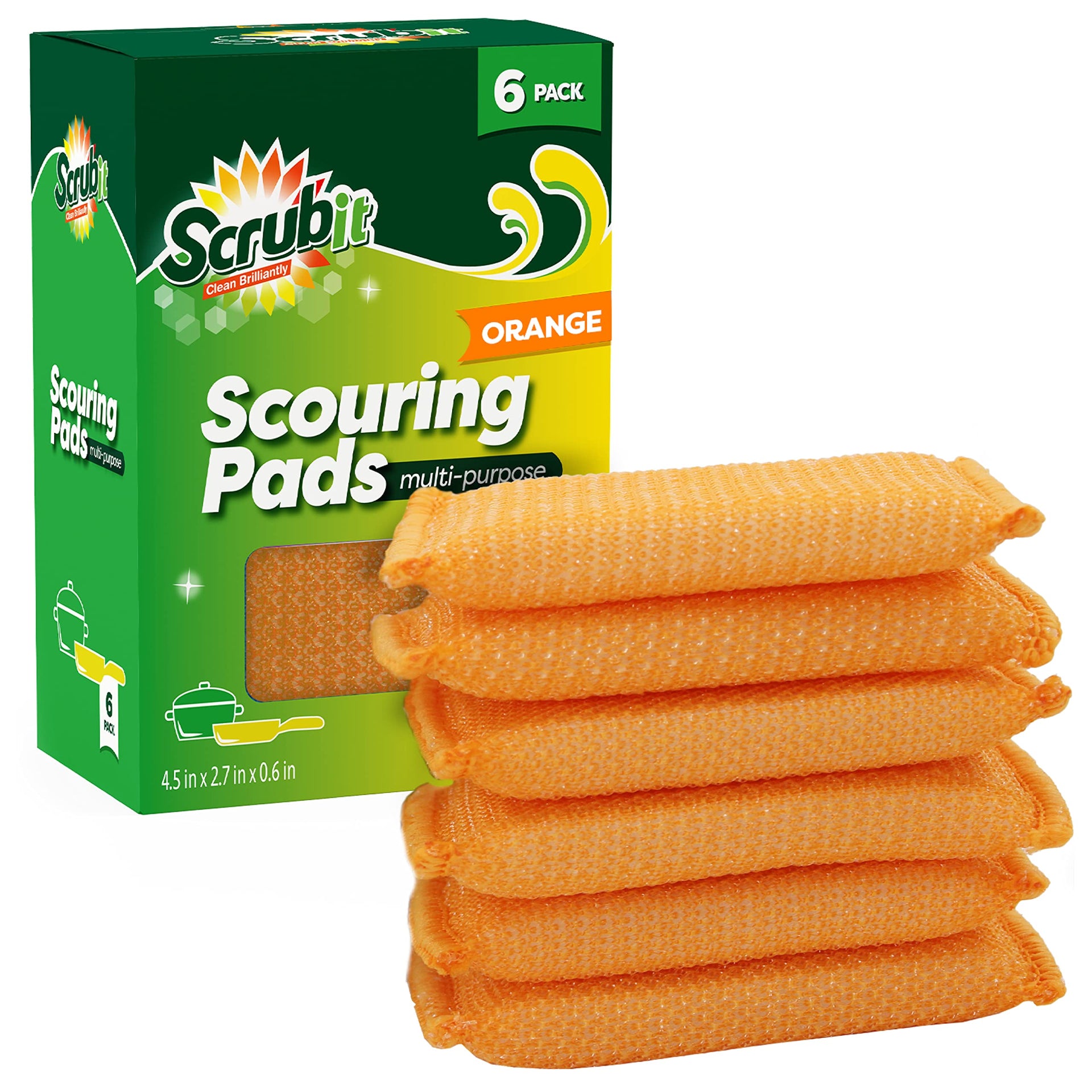 Multi Purpose Scouring Pad (6 Count)
