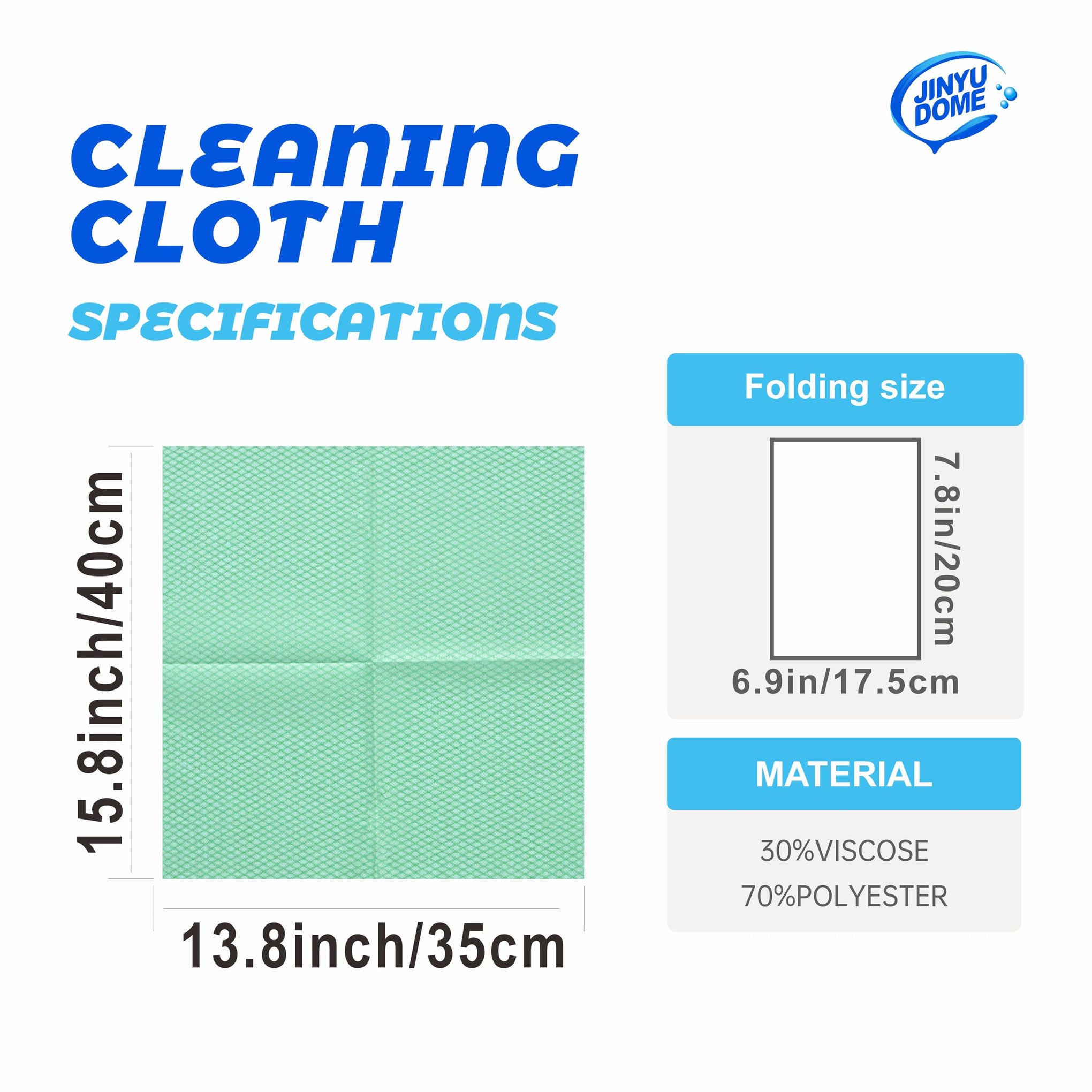 Reusable Kitchen Cleaning Cloths Dish Towels Dish Cloth Handi Wipe Reusable Cloths for Kitchen (100 Count)