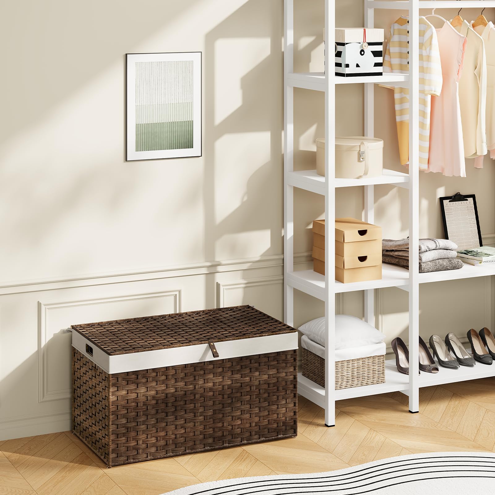 Storage Basket with Lid - ModHome Supplies