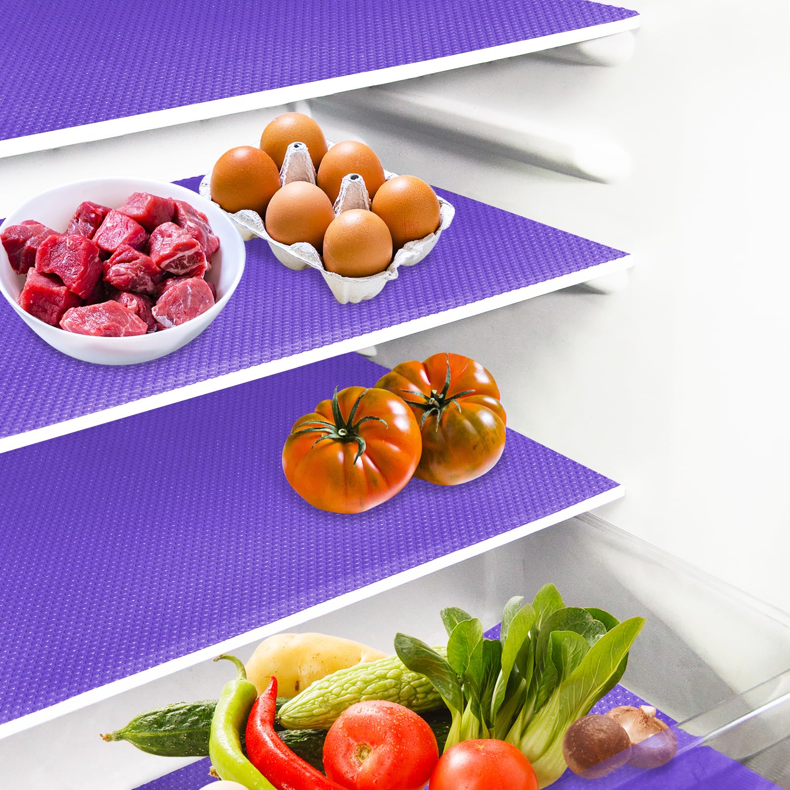 10Pcs Refrigerator Liners (14.25 Sq Ft)