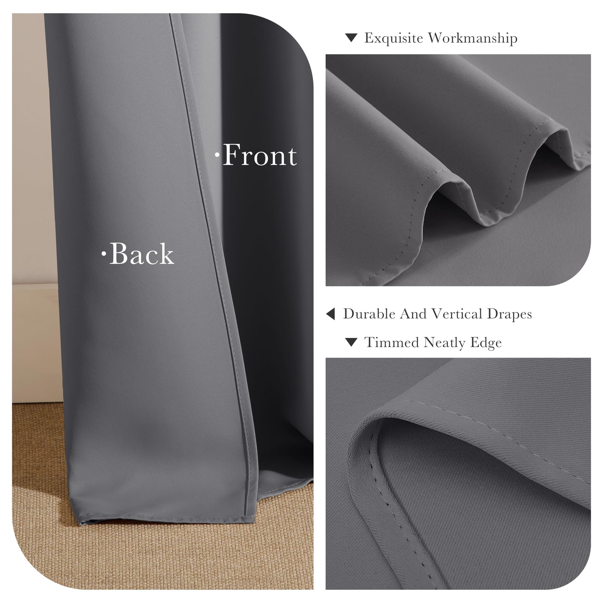 Kitchen Curtains 24 inch Length (2 Count)