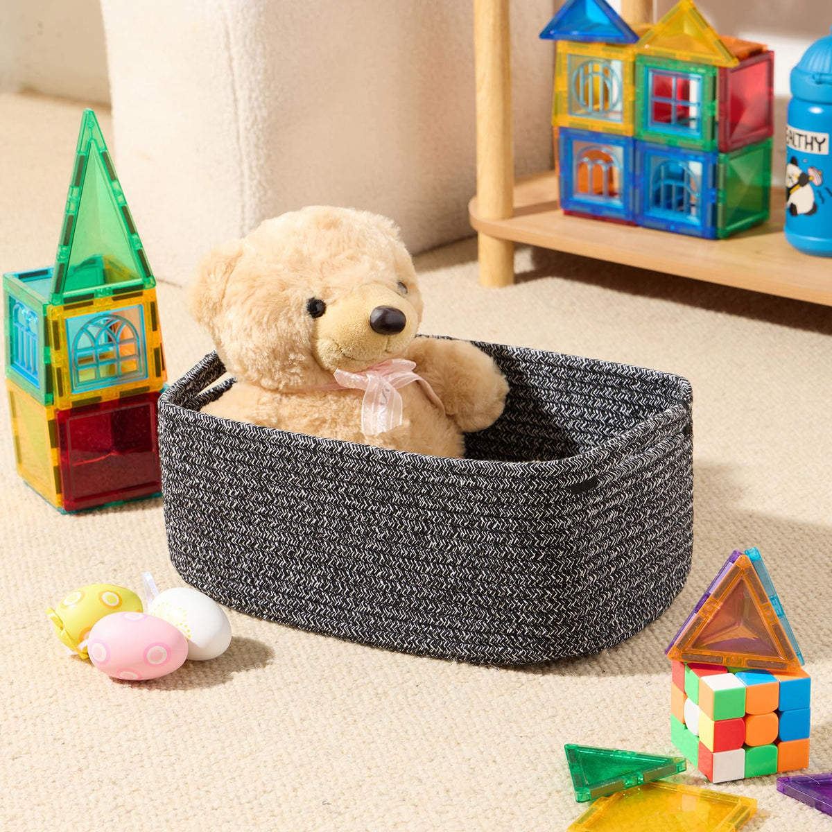 Small Storage Baskets for Organizing (4 Count)