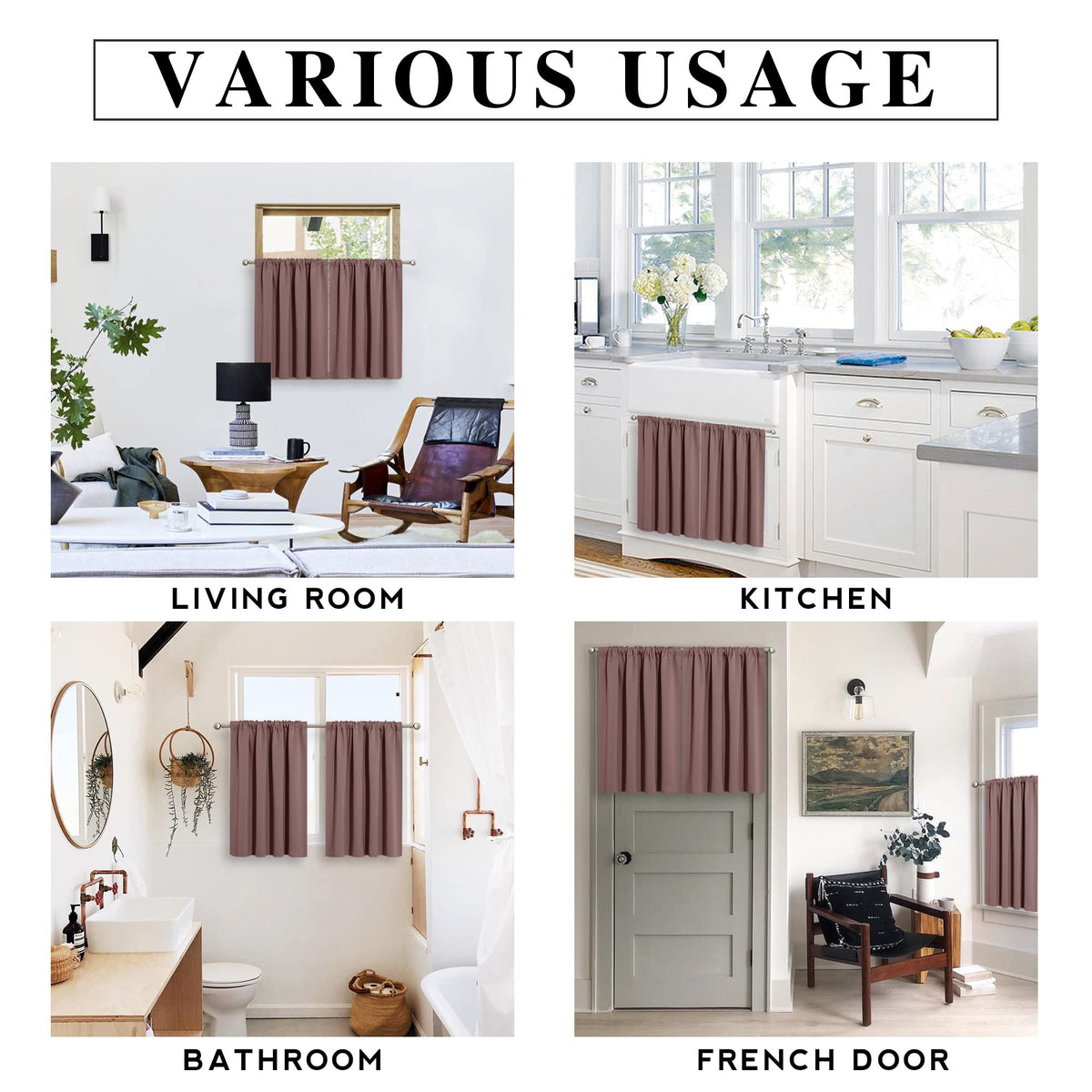 45 inch Curtains for Living Room