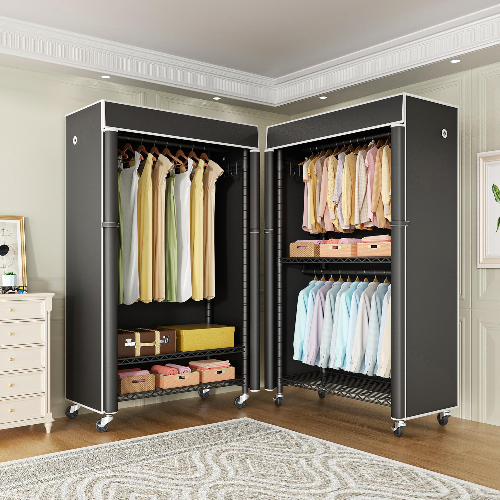Clothing Rack with Cover