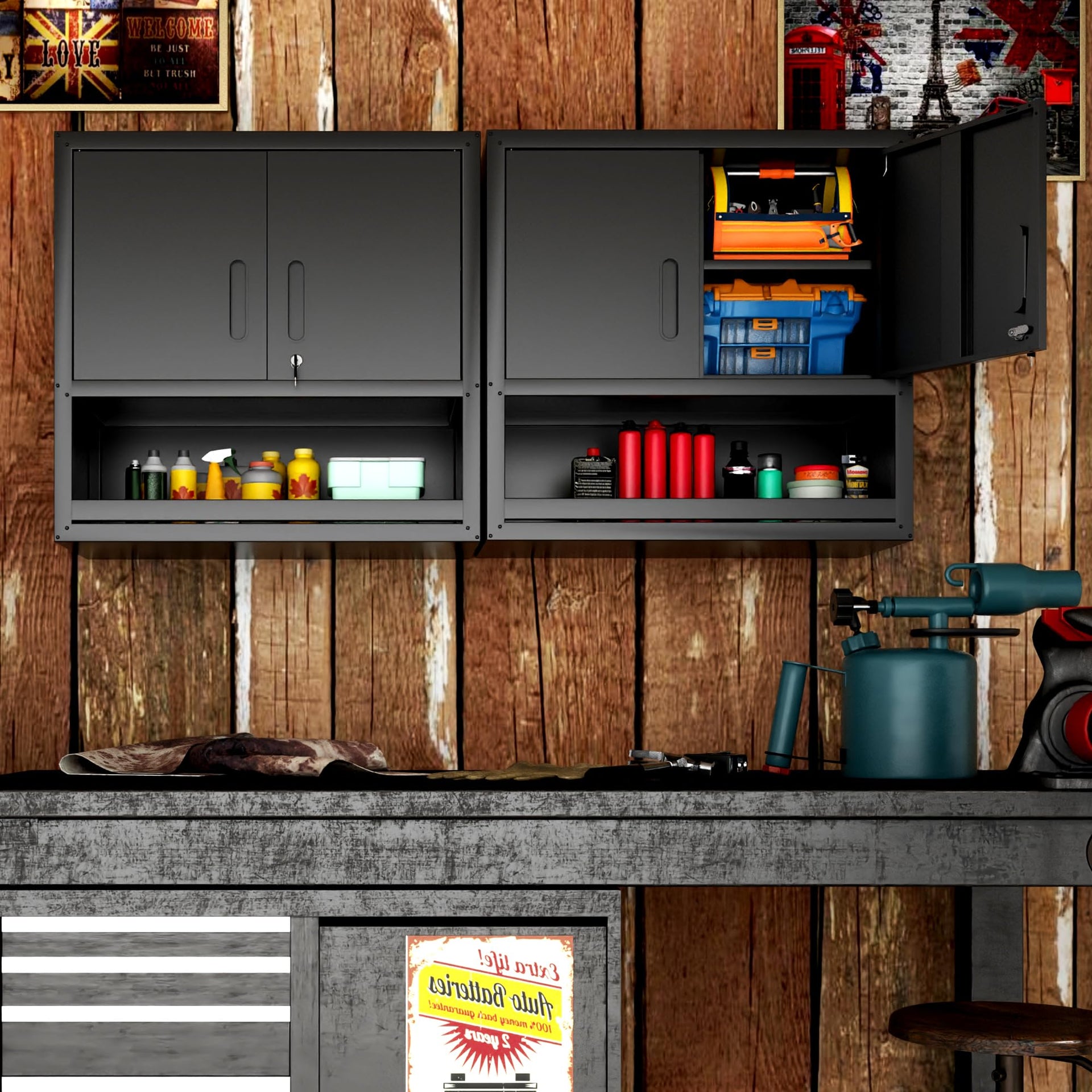 Metal Storage Cabinet for Garage