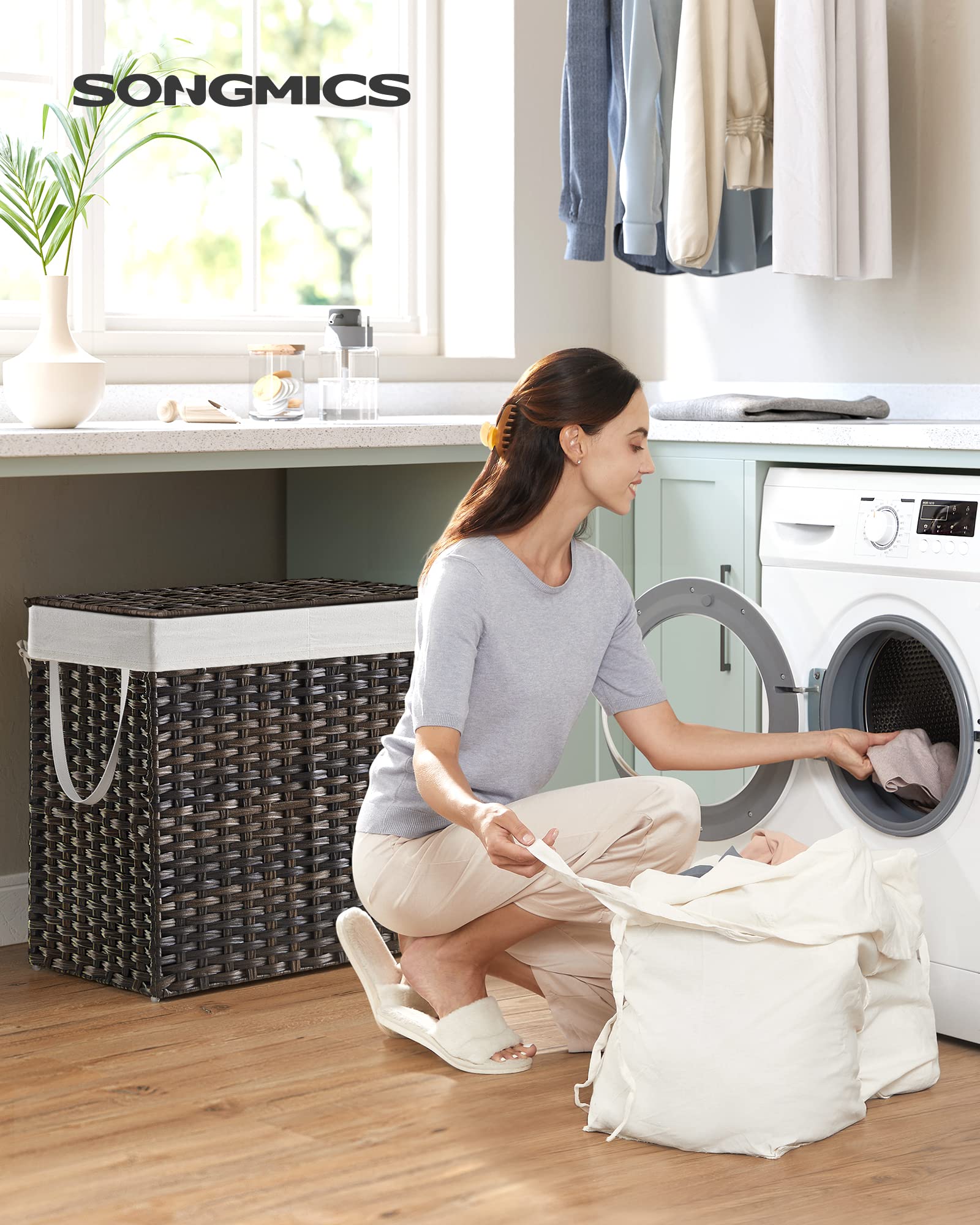 Laundry Hamper with Lid - ModHome Supplies