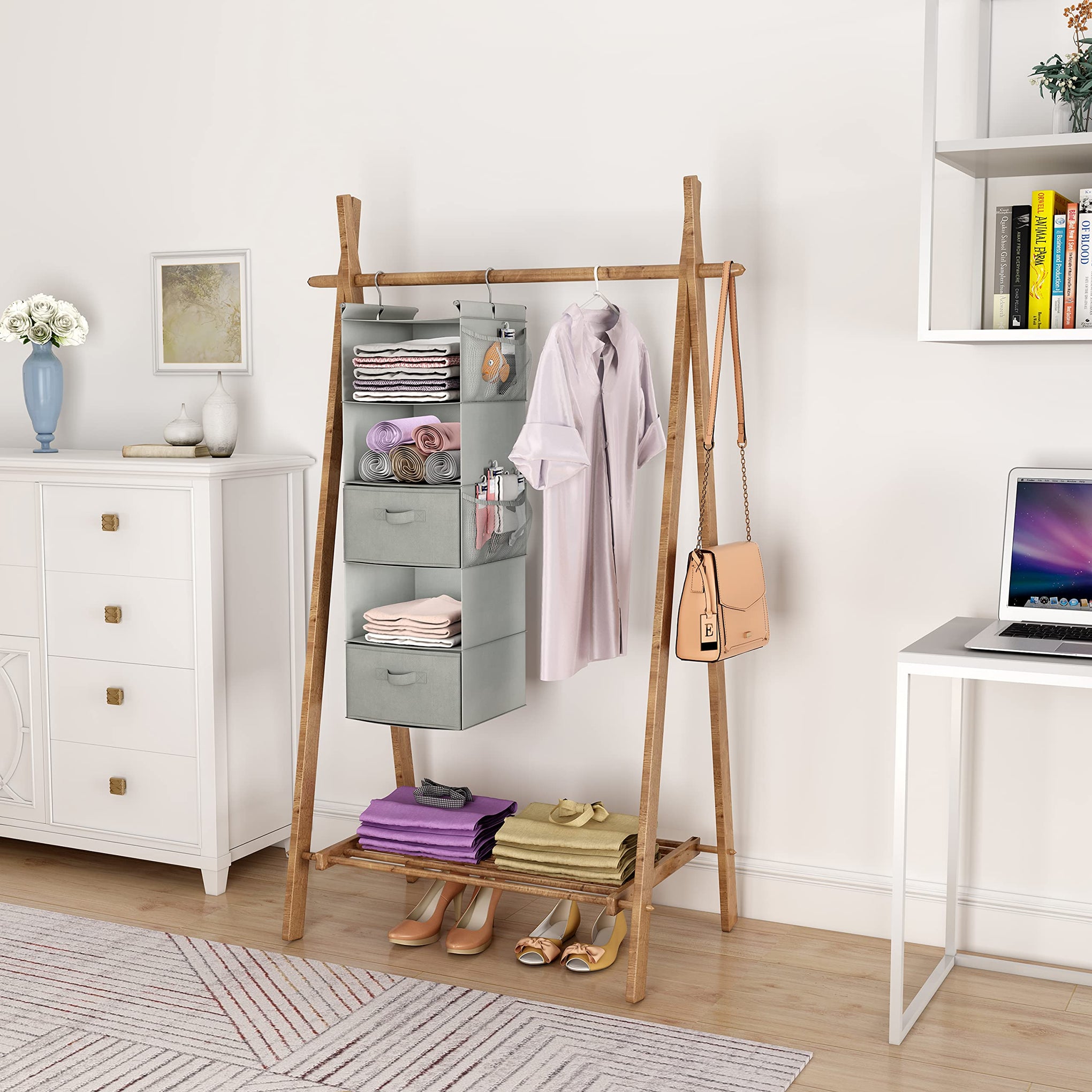 5 Tier Shelf Hanging Closet Organizer (5 Count)