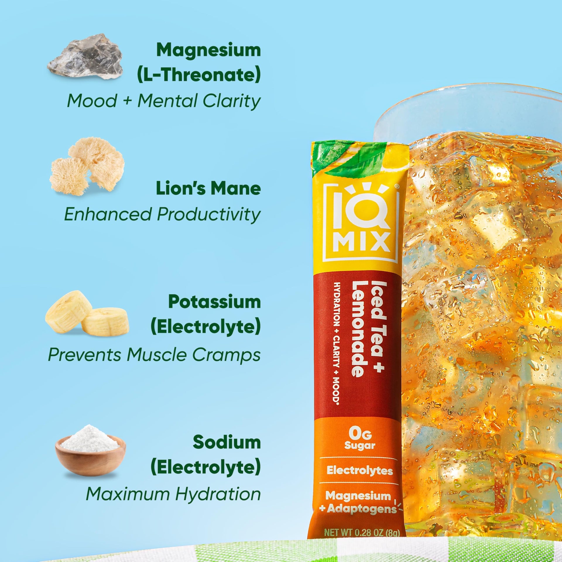 IQMIX Hydration Electrolytes Powder Packets (20 Count)
