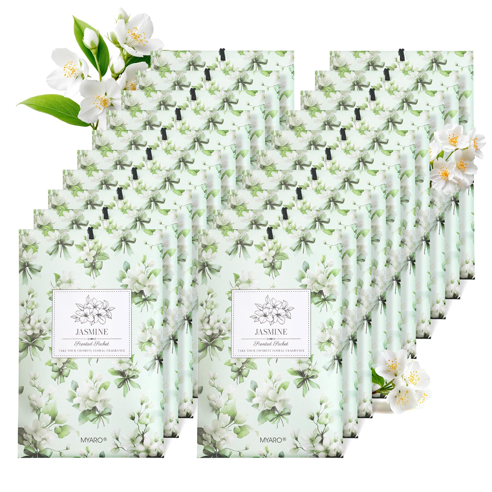 20Pcs Jasmine Scented Sachets (20 Count)