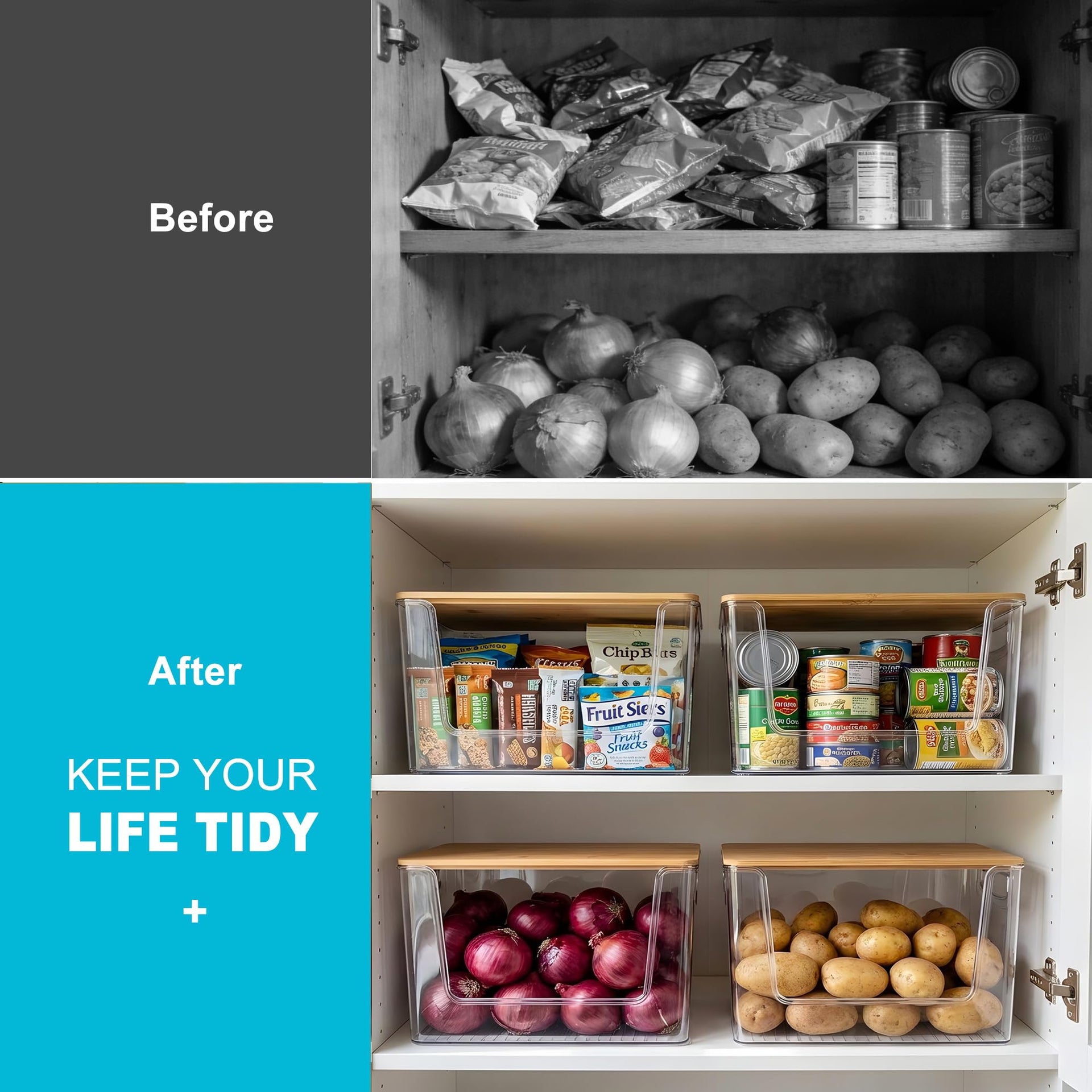Pantry Organizers Storage (2 Count)