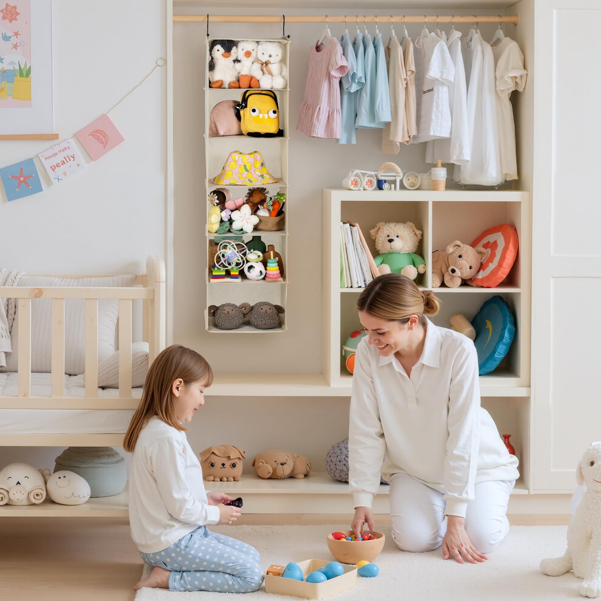 6 Shelf Hanging Closet Organizer