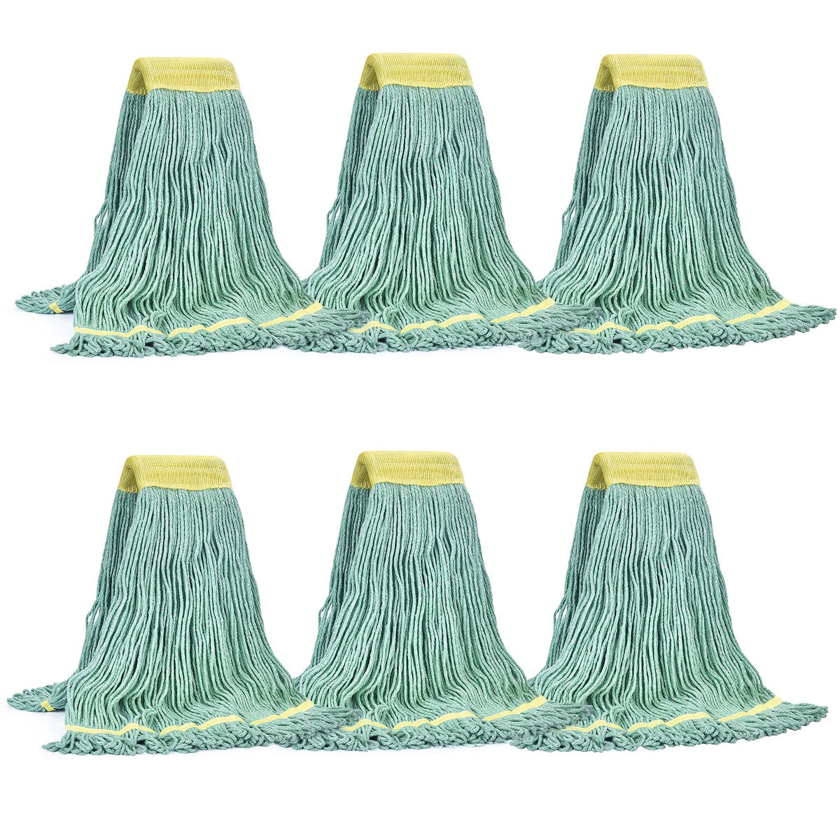 Matthew Cleaning Commercial Mop Head Replacement (6 Count)