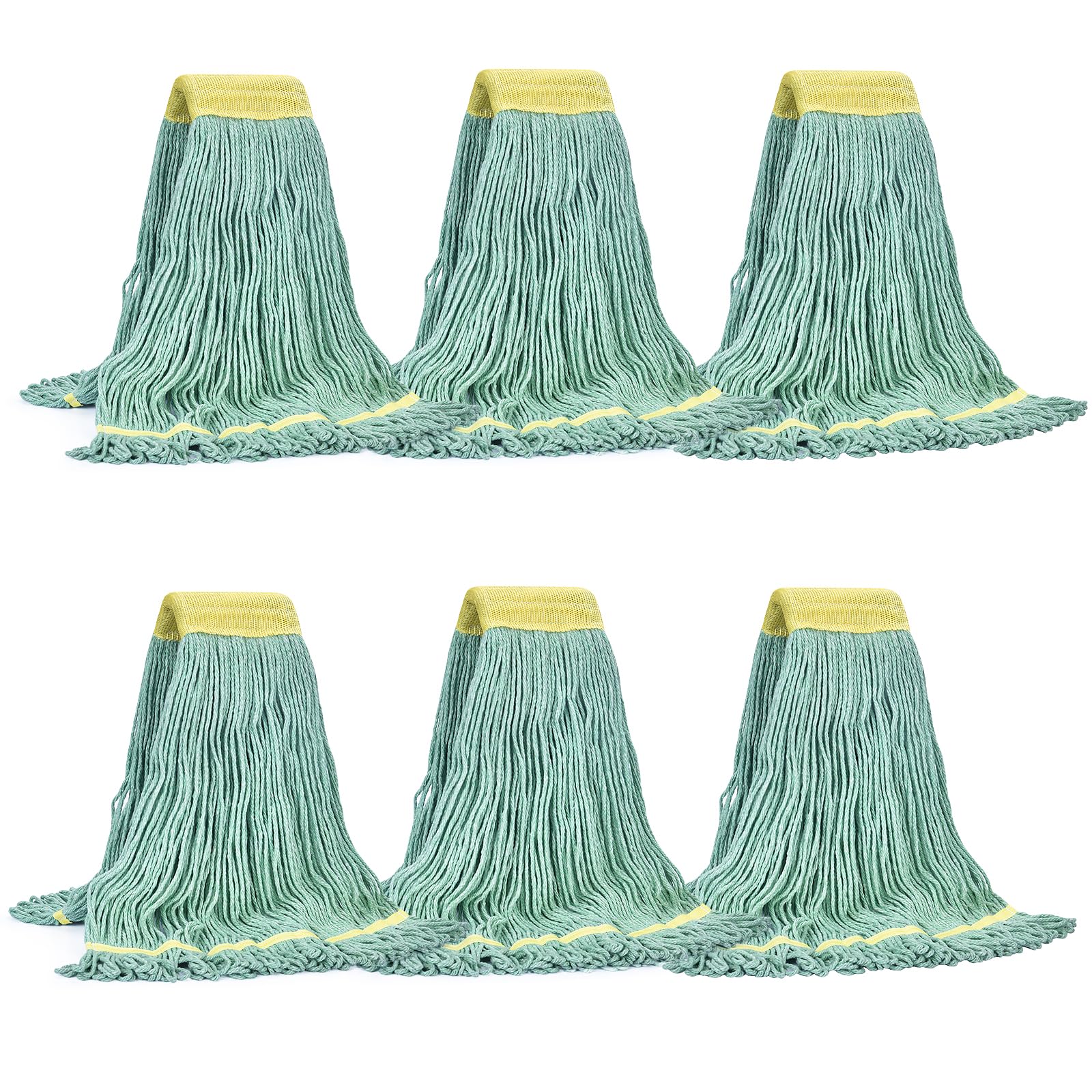 Matthew Cleaning Commercial Mop Head Replacement (6 Count)