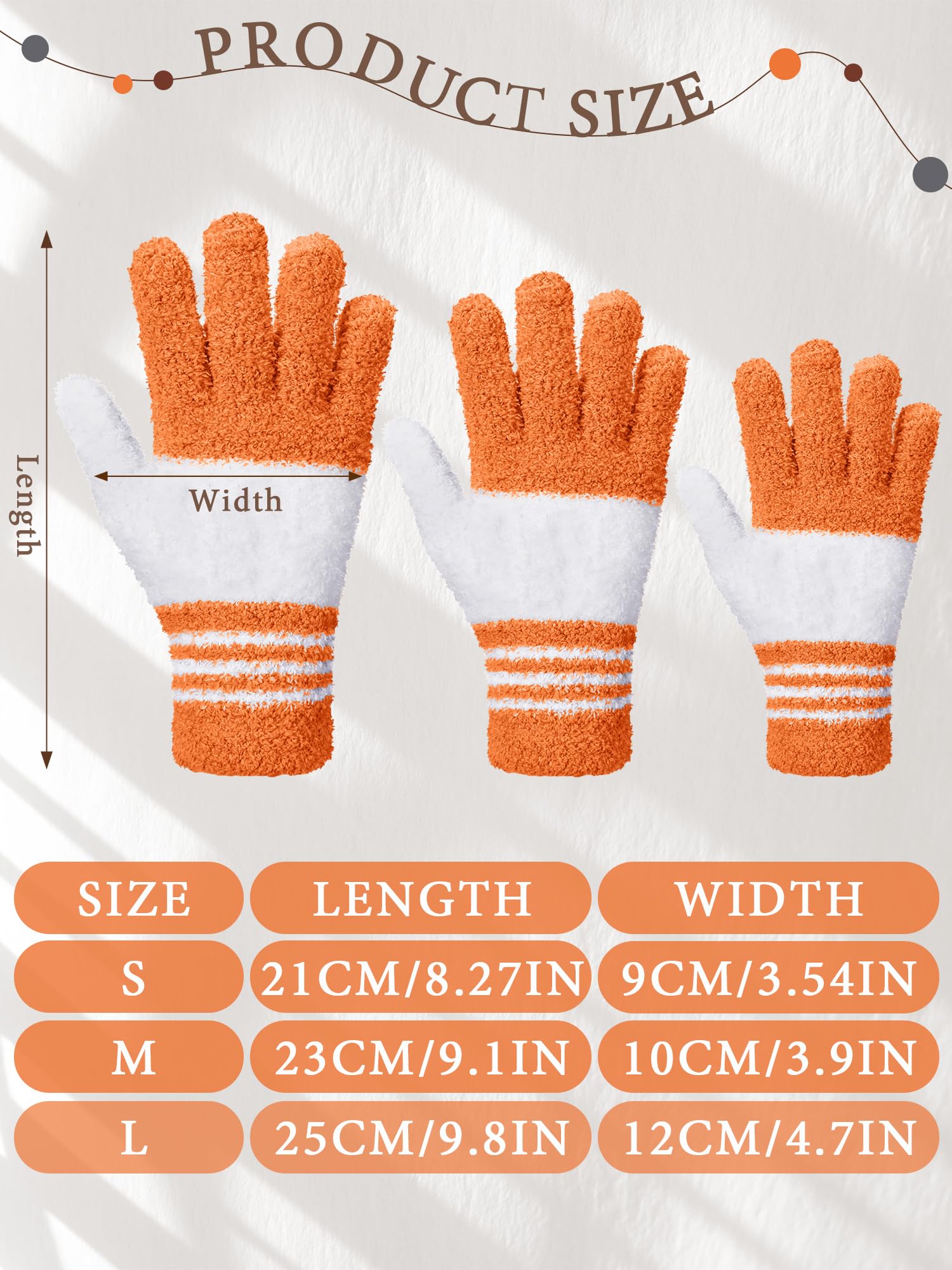 3 Pairs Microfiber Dusting Gloves for Plants Leaf (3 Count)