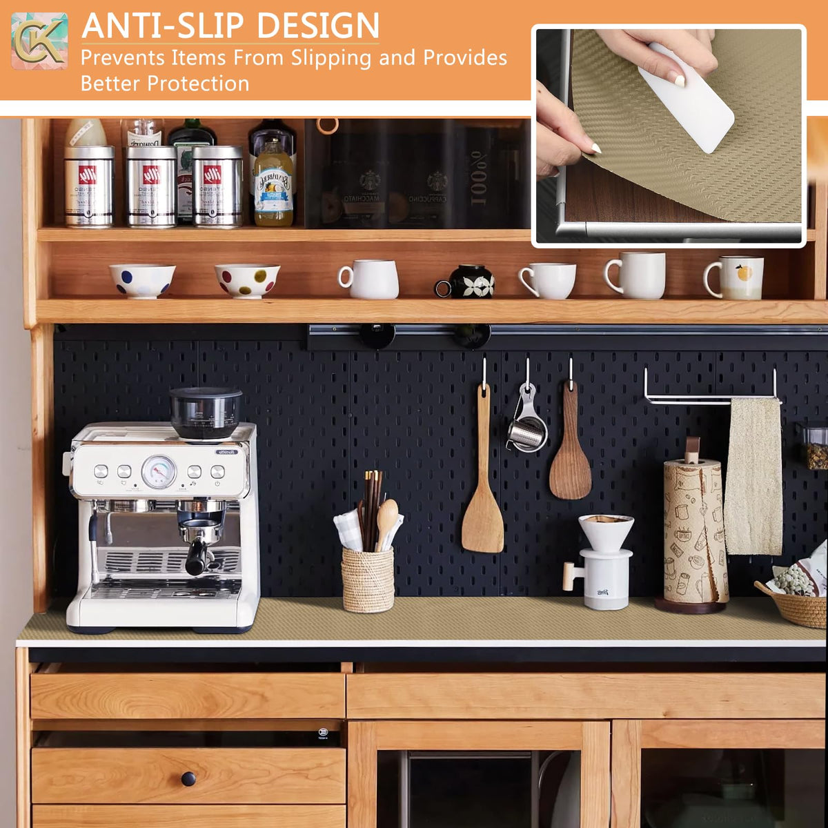 Self Adhesive Shelf Liner Kitchen Liner