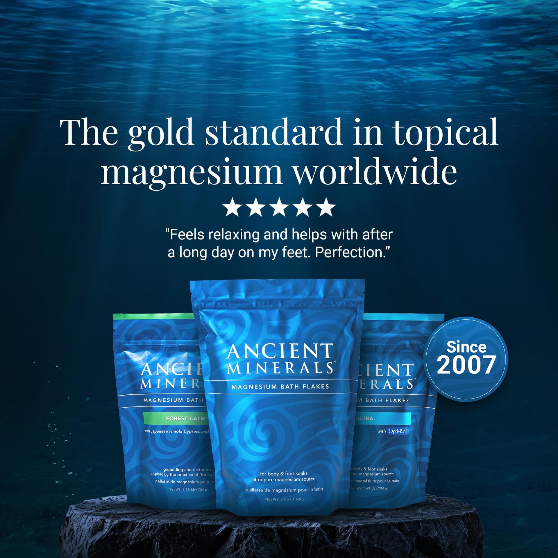 Magnesium Bath Flakes (256 Ounce)