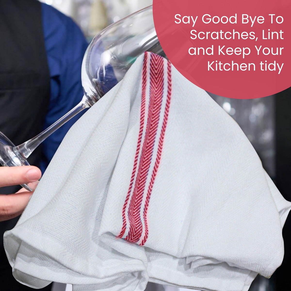 Kitchen Dish Towels for Kitchen (6 Count)
