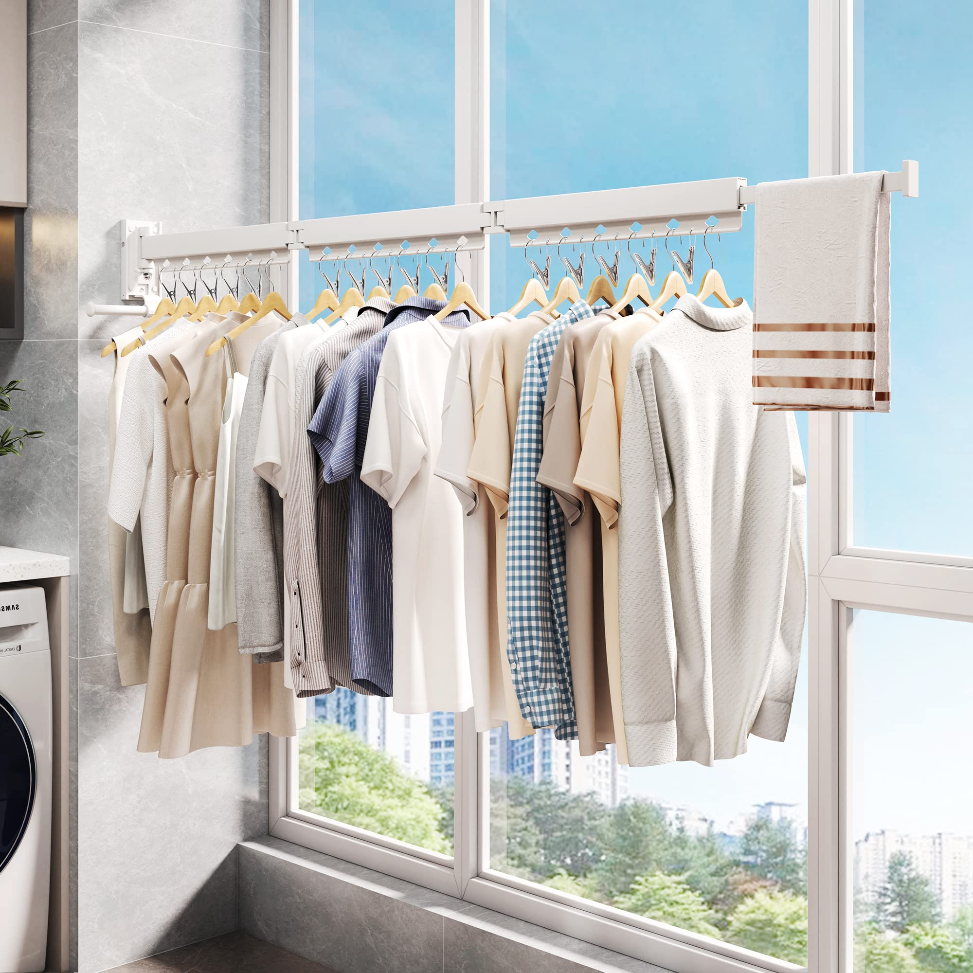 Wall Mounted Clothes Hanger