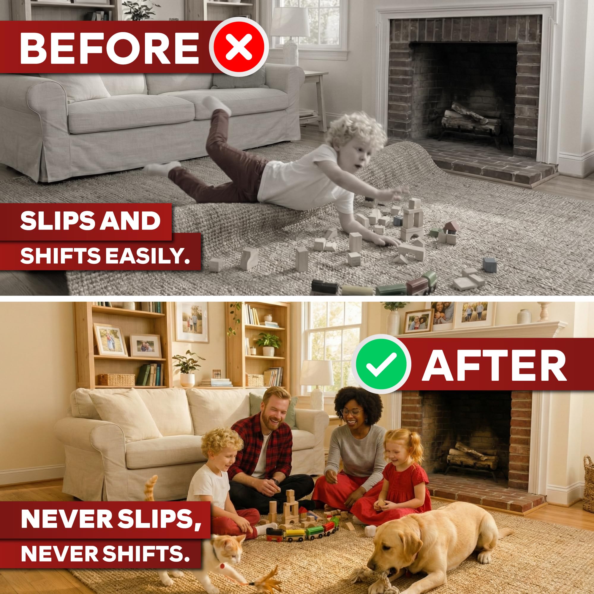 Double Sided Carpet Tape for Area Rugs