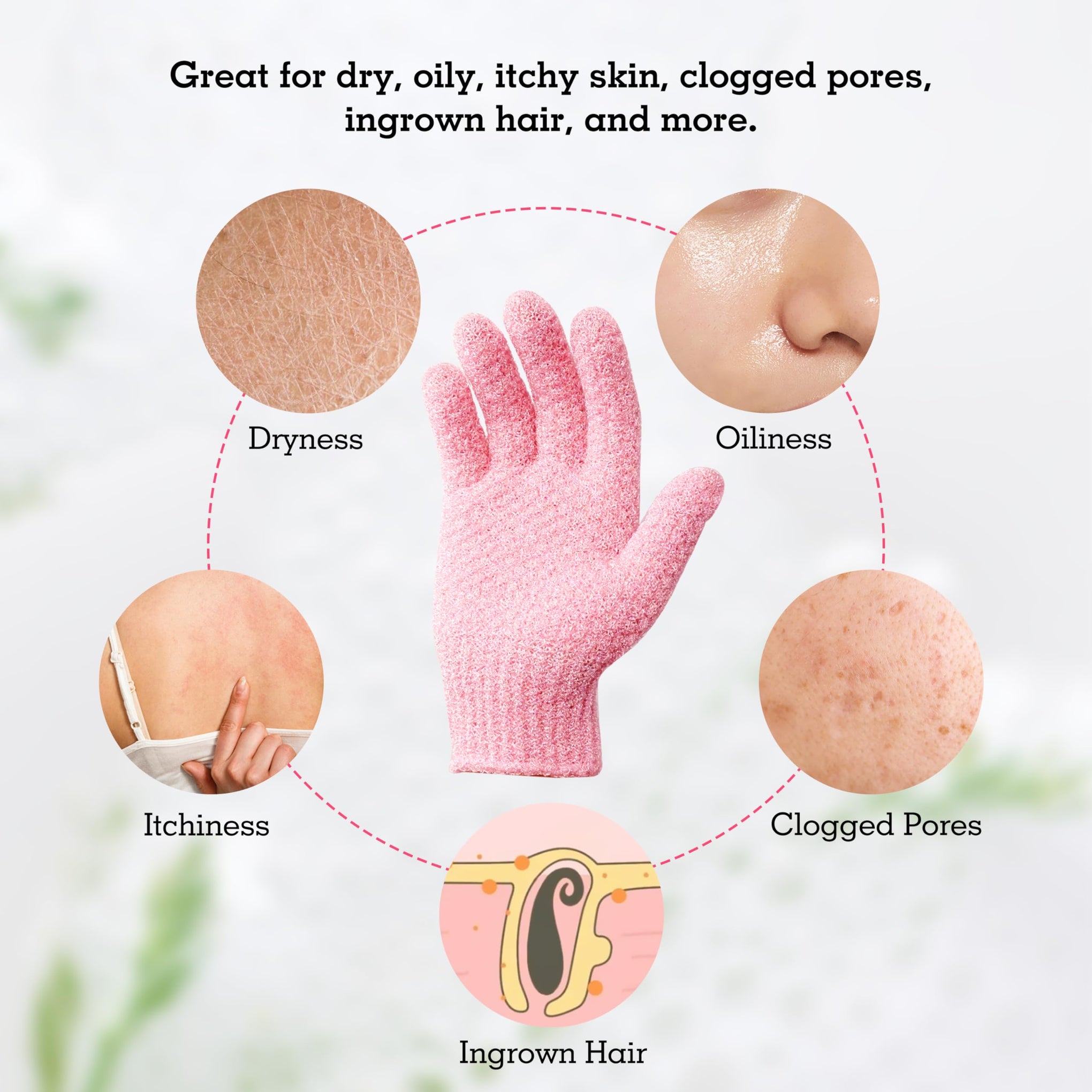 Exfoliating Glove for Shower Bath