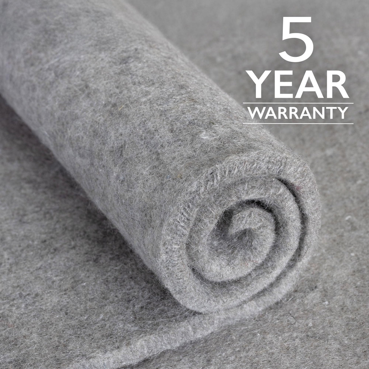 Eco-Plush - 8'10" x 11'10" - 1/2" Thick - 100% Felt - Luxurious Cushioned Rug Pad - Available in 3 Thicknesses, Many Custom Sizes