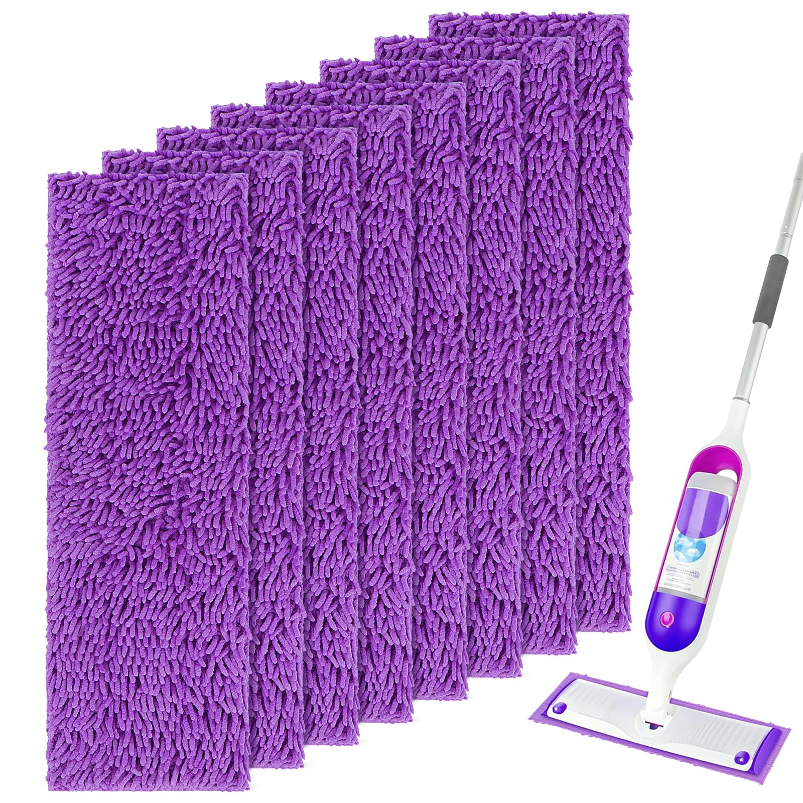 Reusable Mop Pads for Swiffer PowerMop (8 Count)