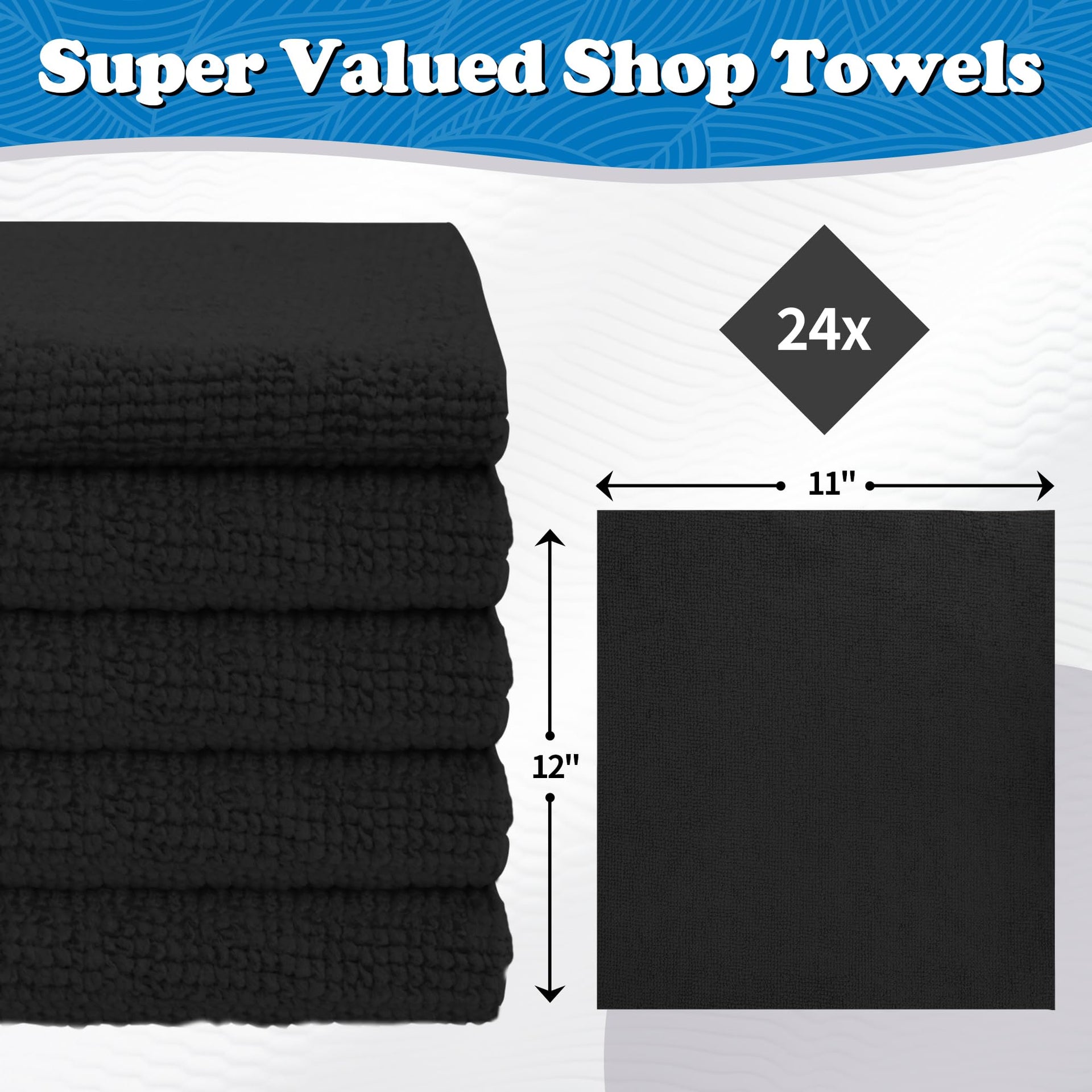 Microfiber Cleaning Cloth (24 Count)