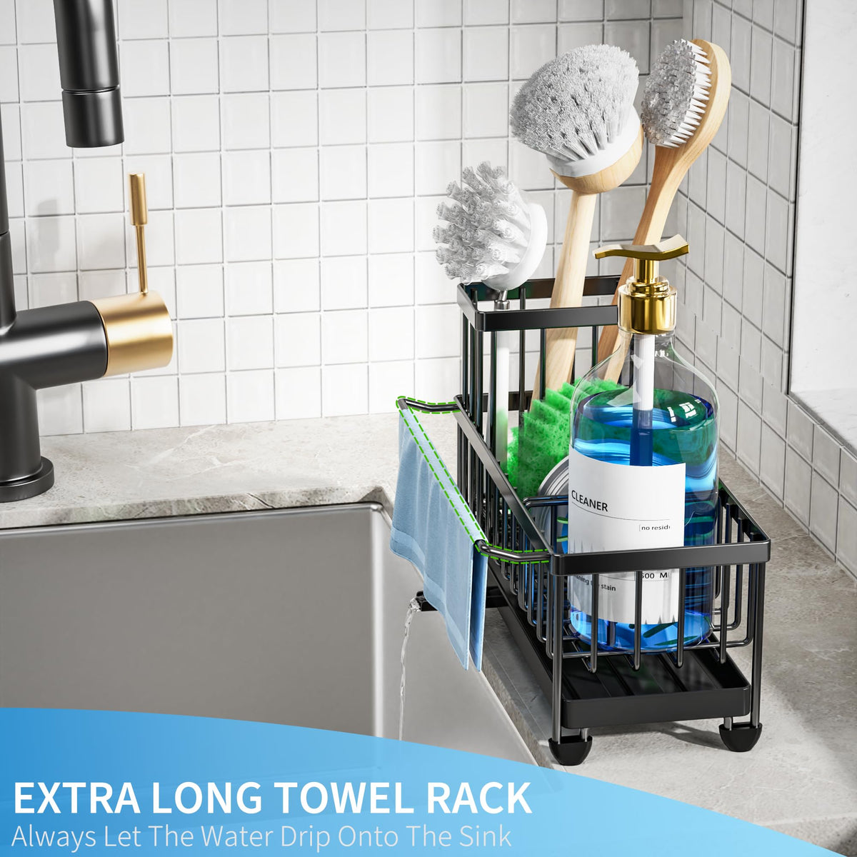 Sponge Holder for Kitchen Sink