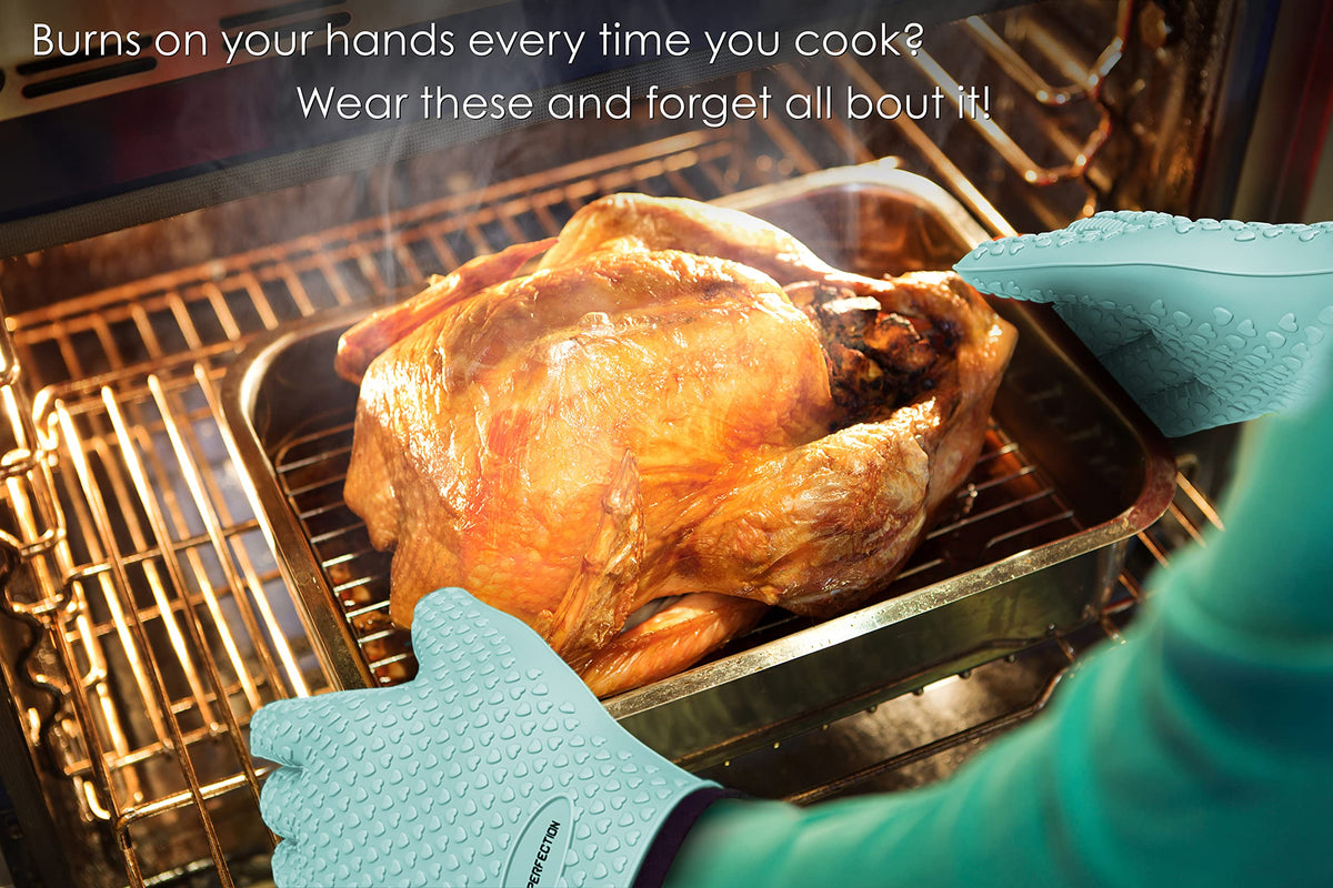 S Silicone Smoker BBQ Gloves (2 Count)