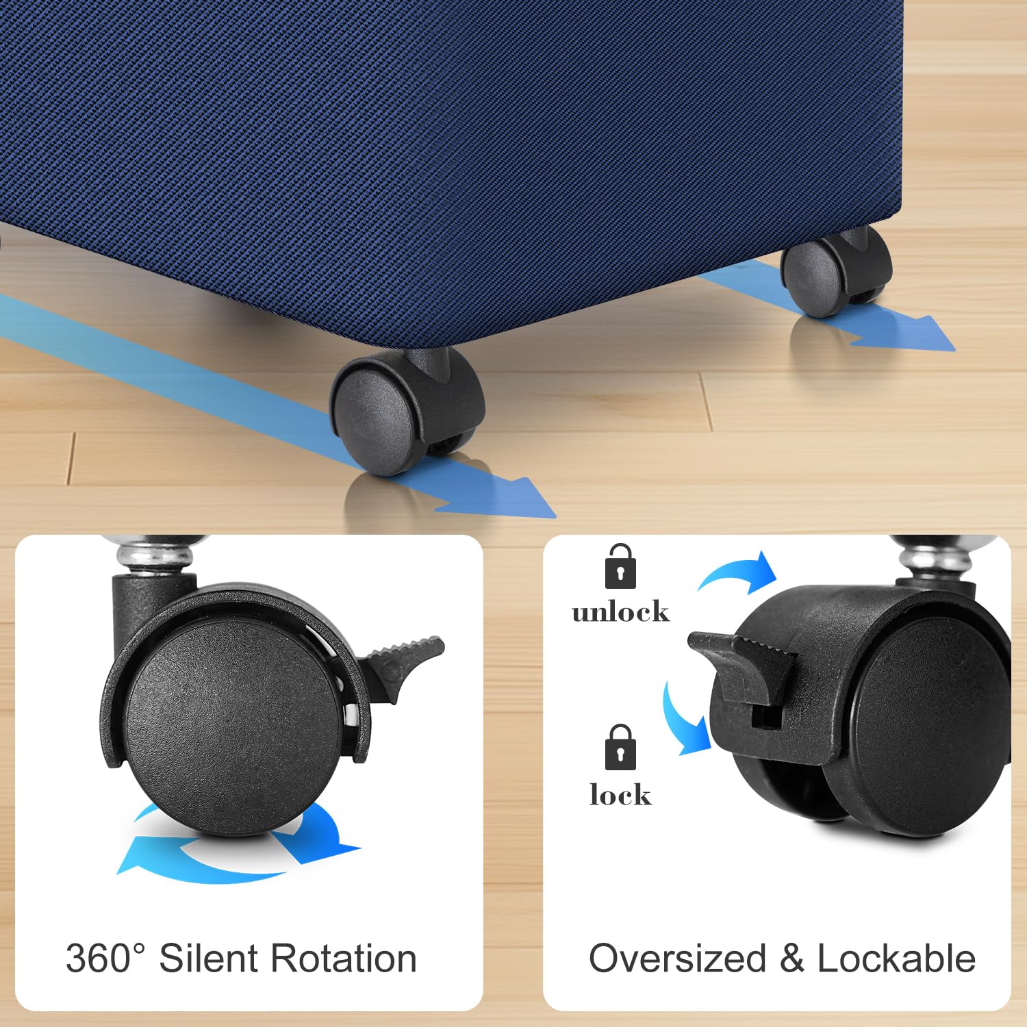 Laundry Hamper with Wheels