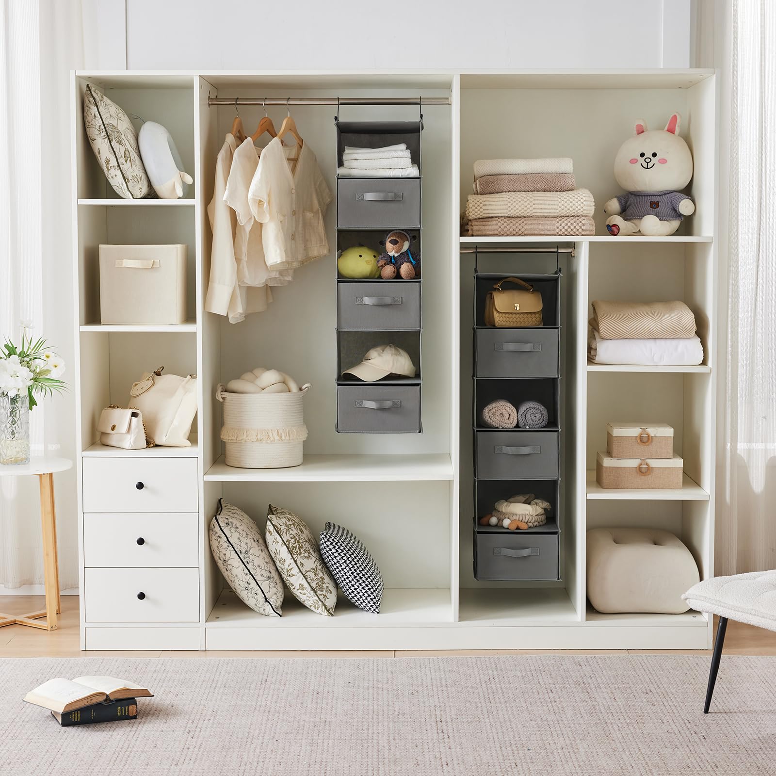 6 Tier Shelf Hanging Closet Organizer