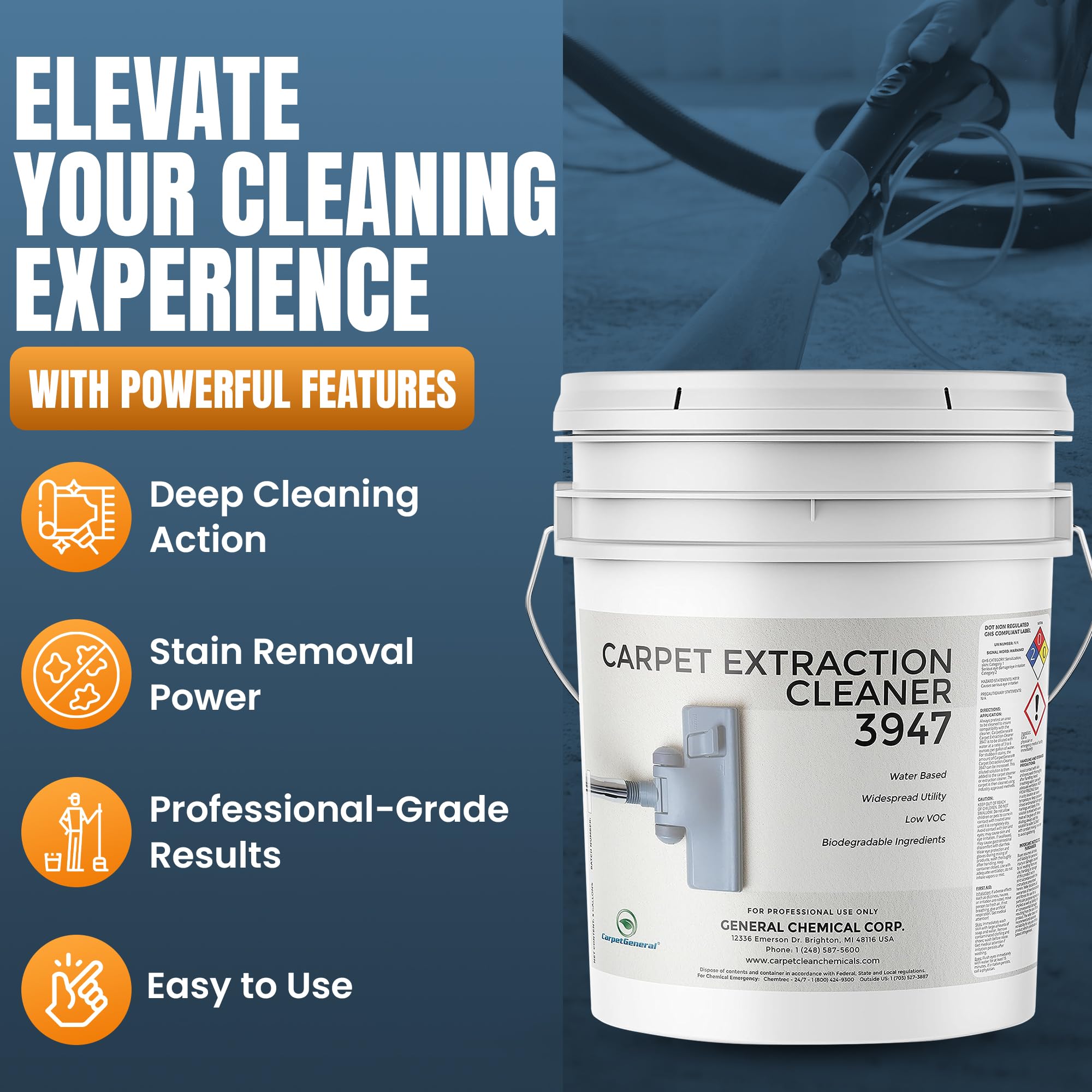 3947 Water Based Professional Carpet (640 Fl Oz)