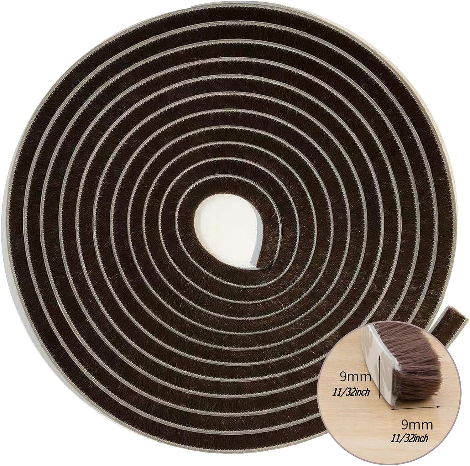 Weather Stripping Brush for Sliding Windows