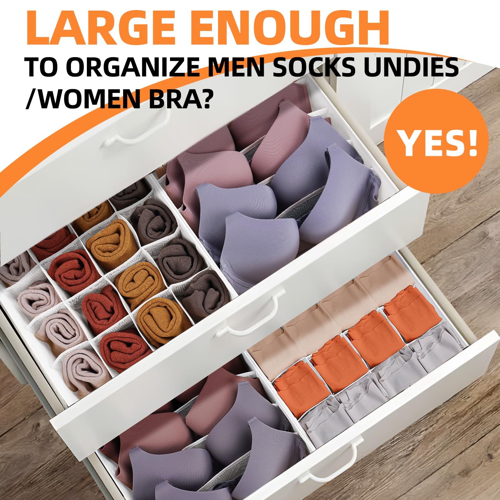 Drawer Organizer (6 Count)