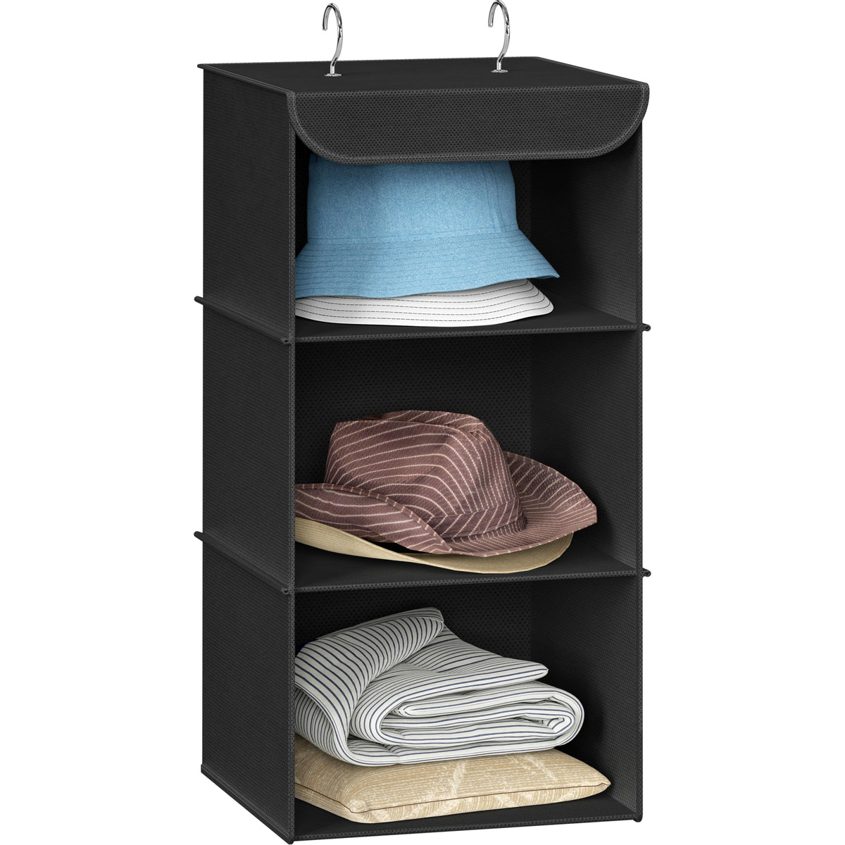 3 Shelf Hanging Closet Organizer