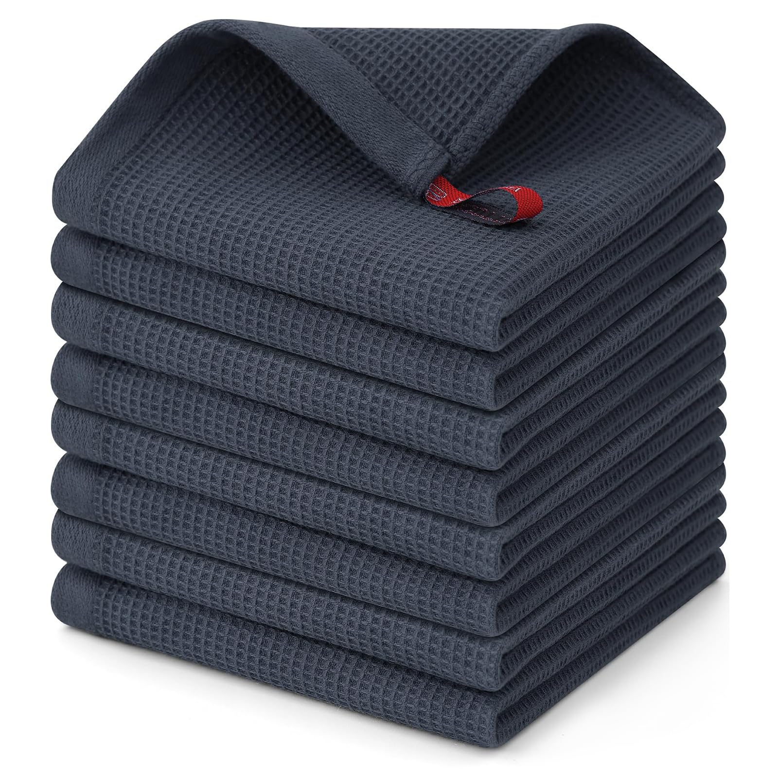 100% Cotton Waffle Weave Dish Cloths (8 Count)