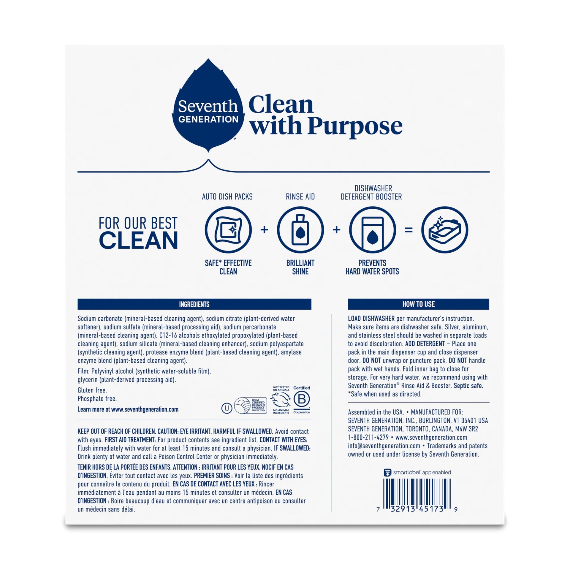 Dishwasher Detergent Packs (72 Count)