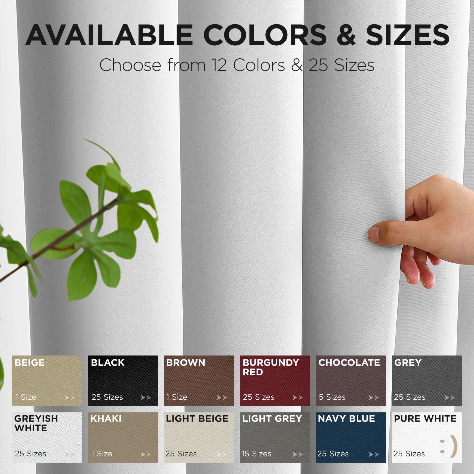 Door Curtain Blackout Curtains for Doorway Privacy Closet Drapes