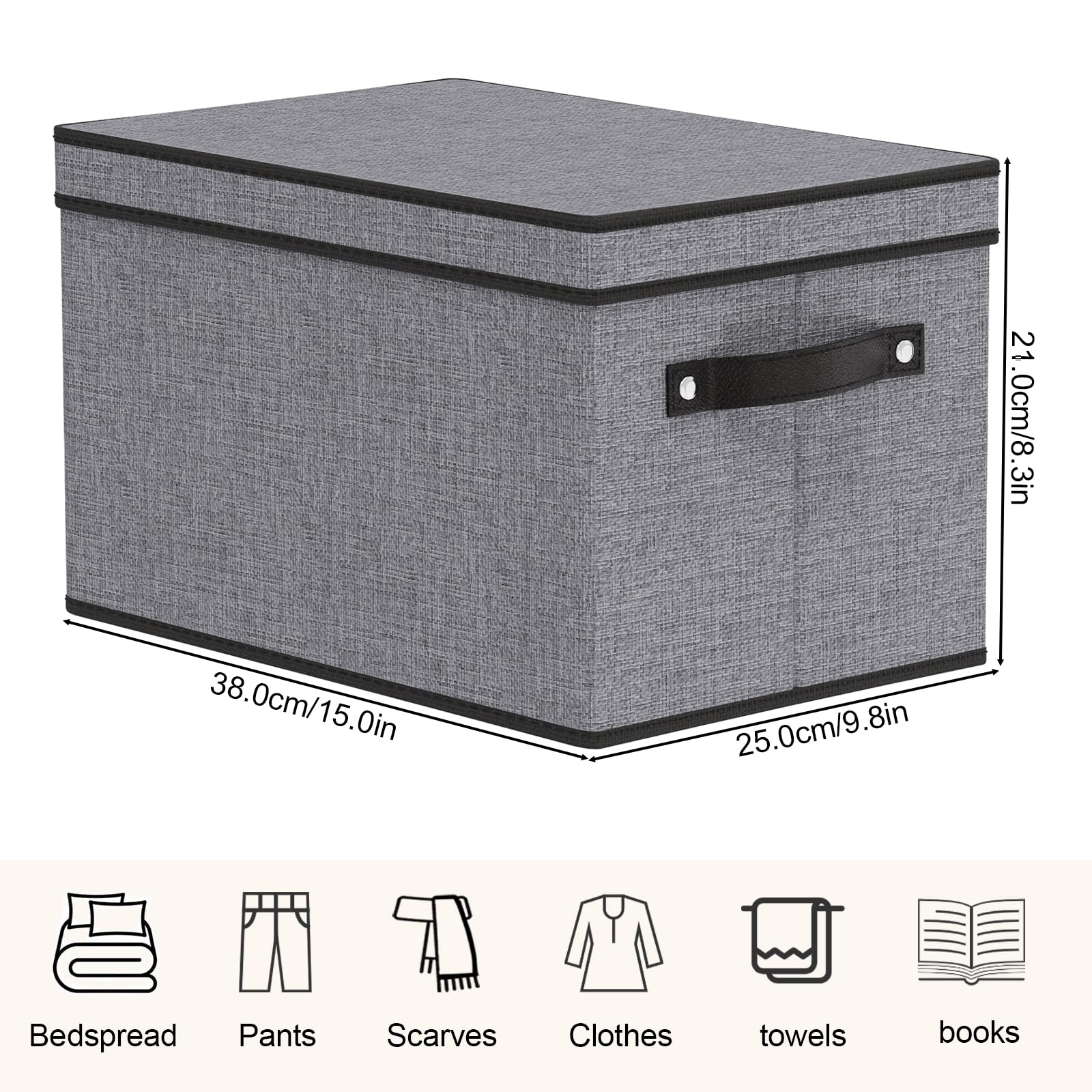 Storage Bins with Lid