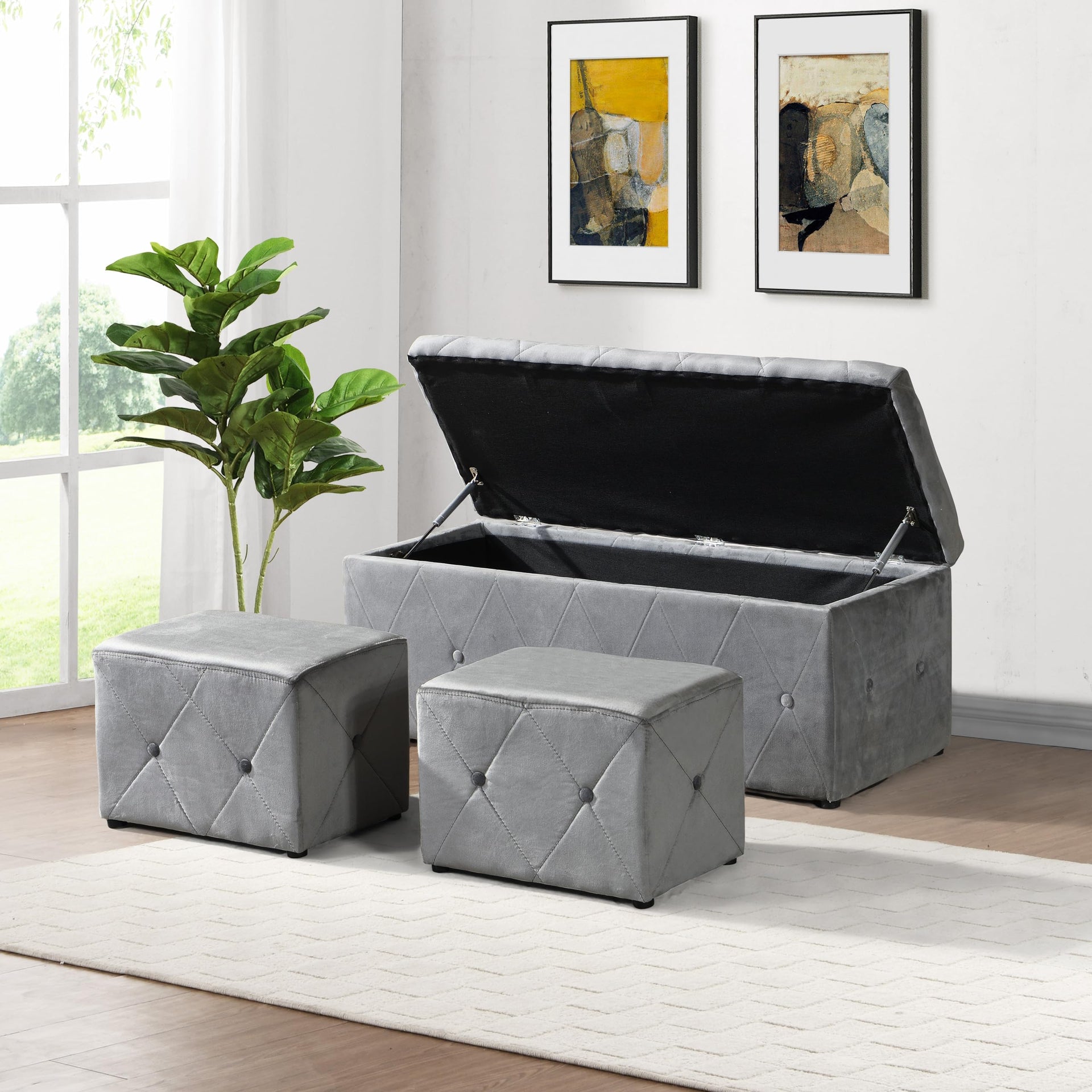 Ottoman Set of 3
