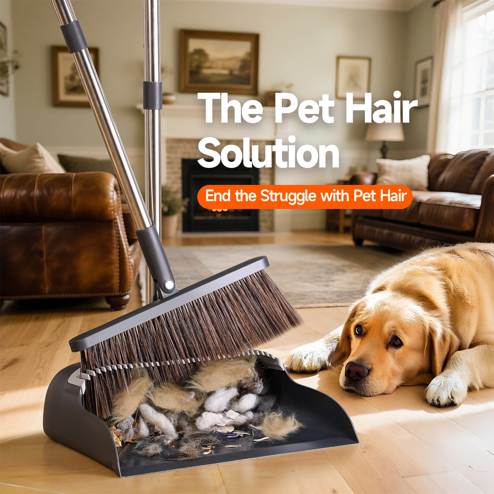 Broom and Dustpan Set