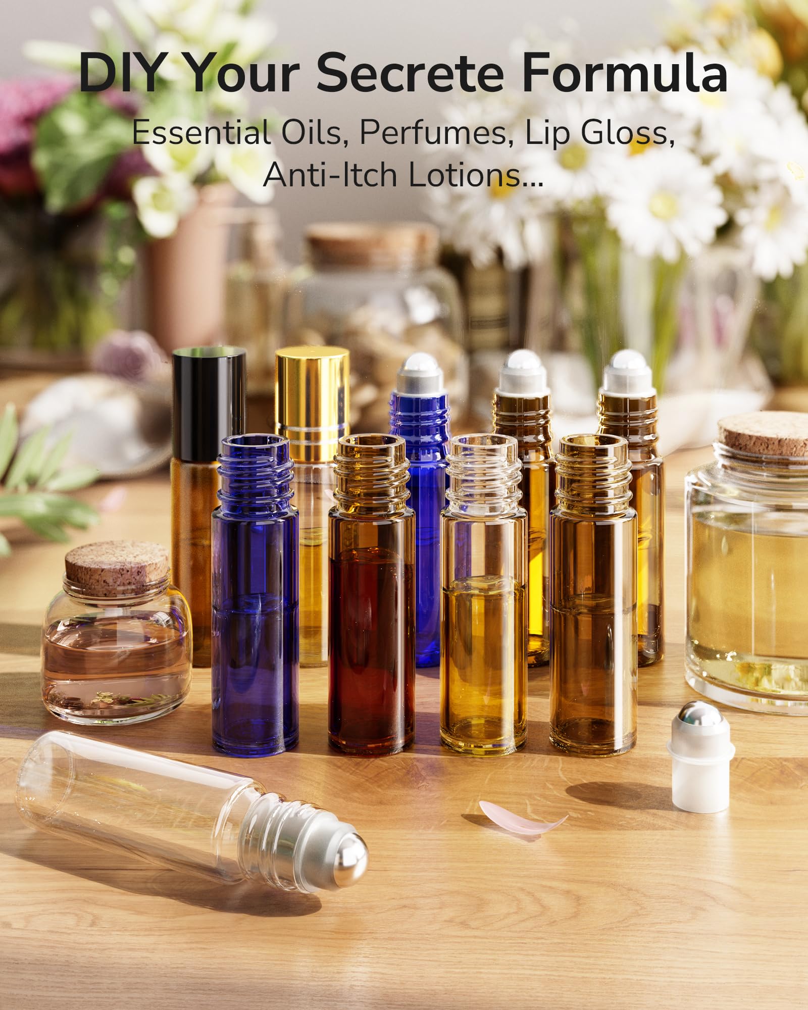 Essential Oil Roller Bottles 10ml