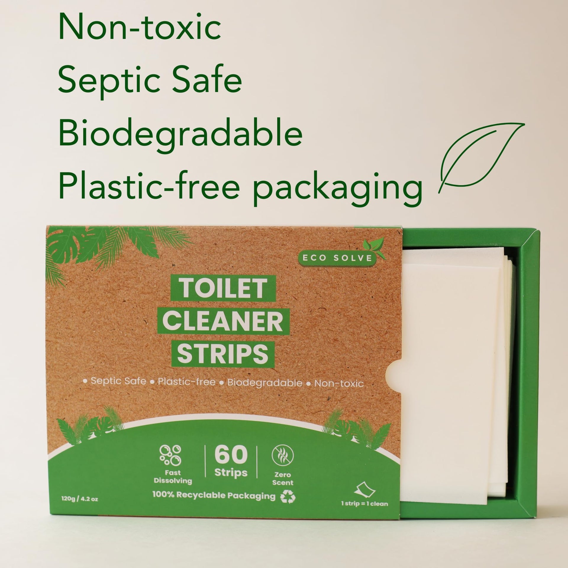Toilet Bowl Cleaner Strips 60 Count