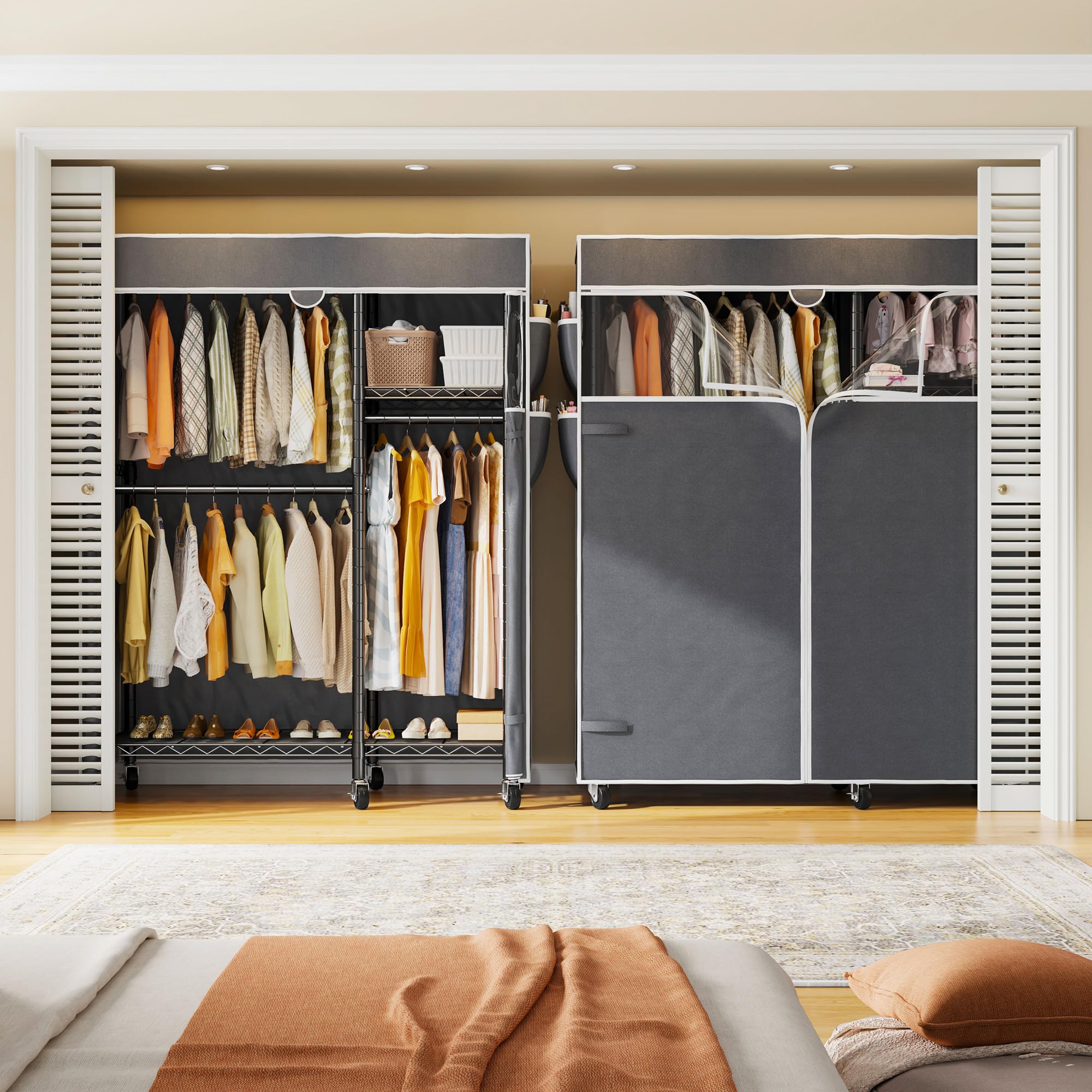 Clothes Rack with Cover