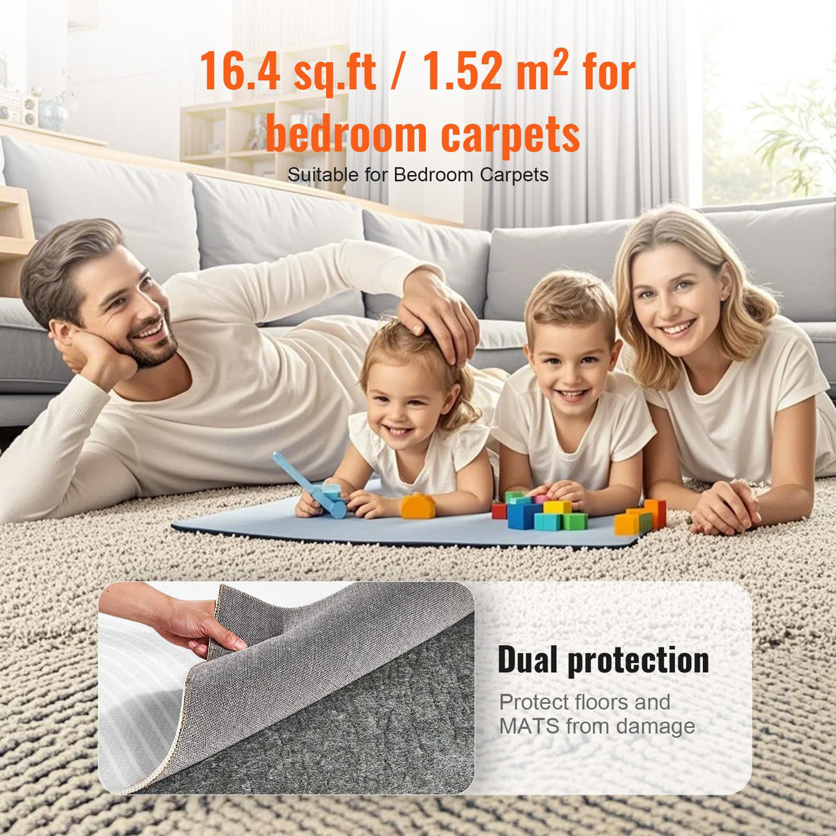 2' x 8' Non Slip Rug Pad Gripper