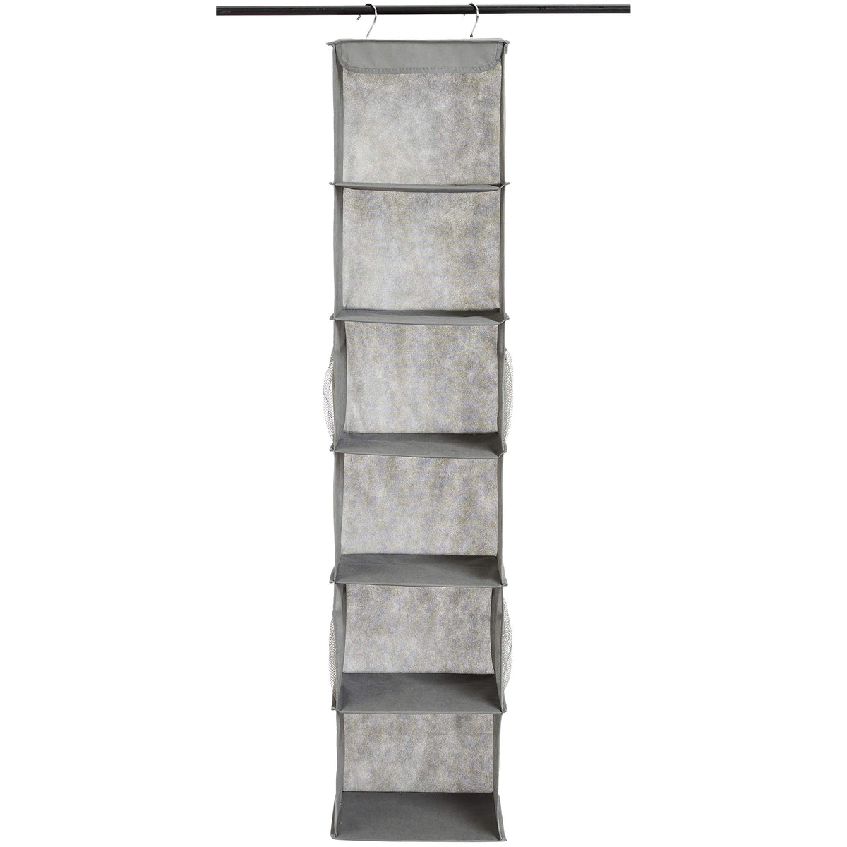 6 Tier Hanging Closet Shelf Organizer with Pockets