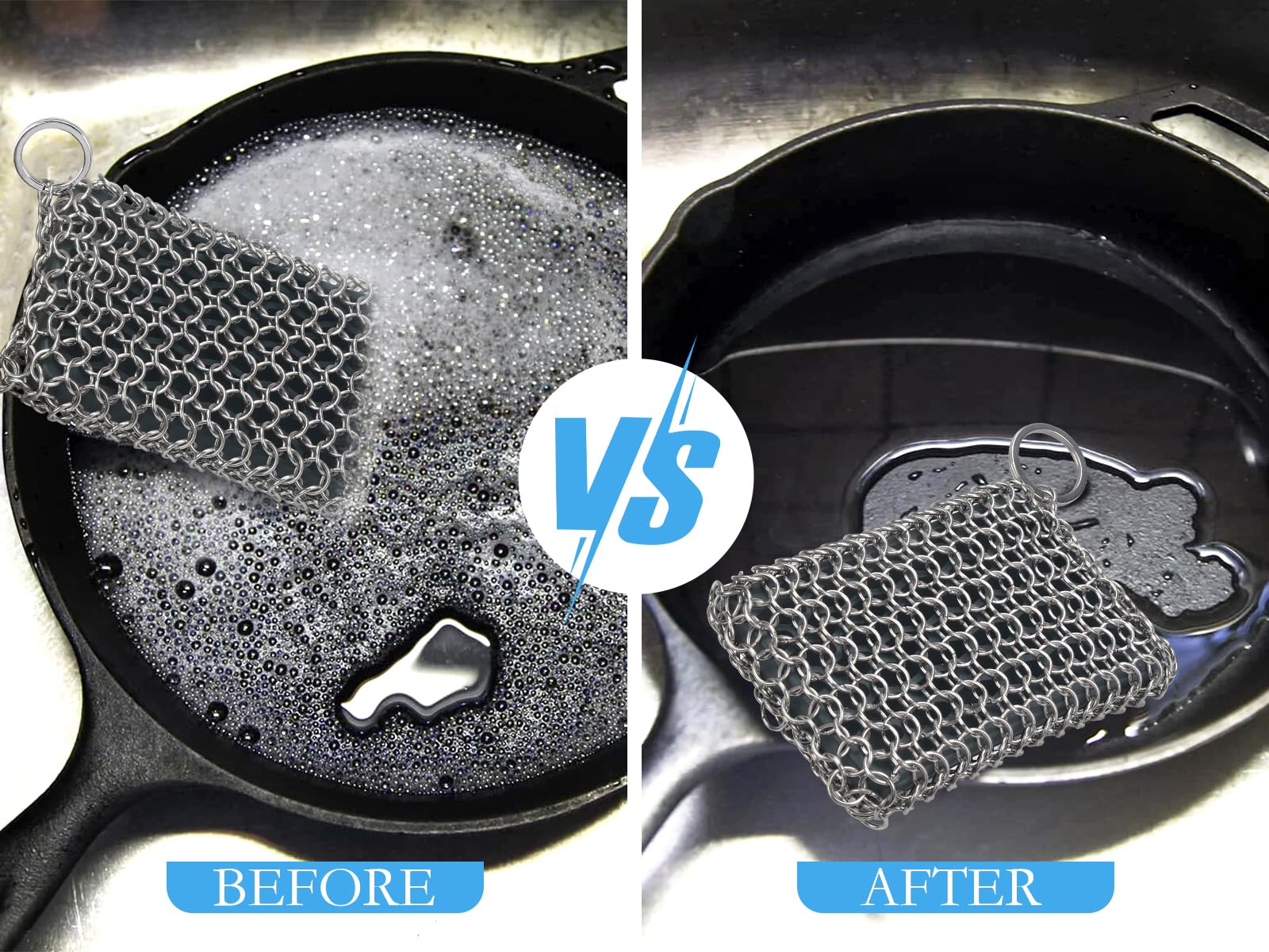 316L Cast Iron Scrubber Cleaner (4.762 Ounce)